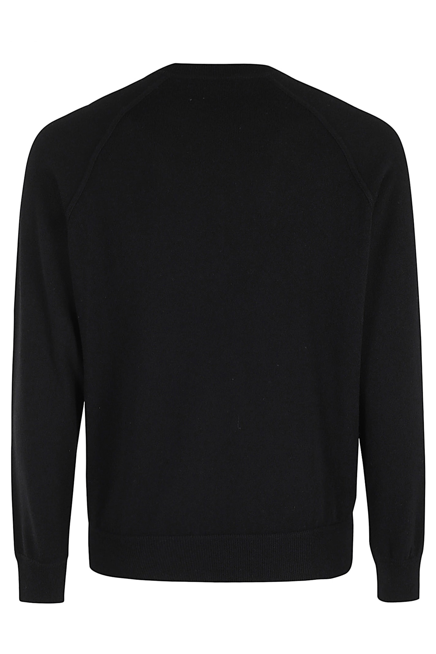 Filippo De Laurentiis Girocollo Raglan Lana Cashmere In Black