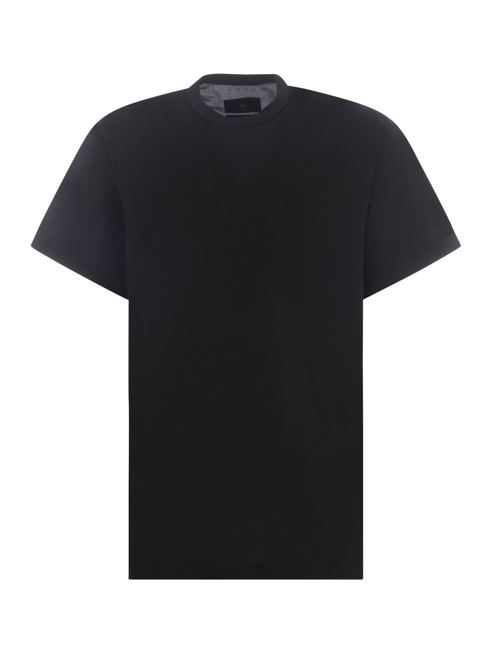 Y-3 T-shirt Premium In Cotton In Black