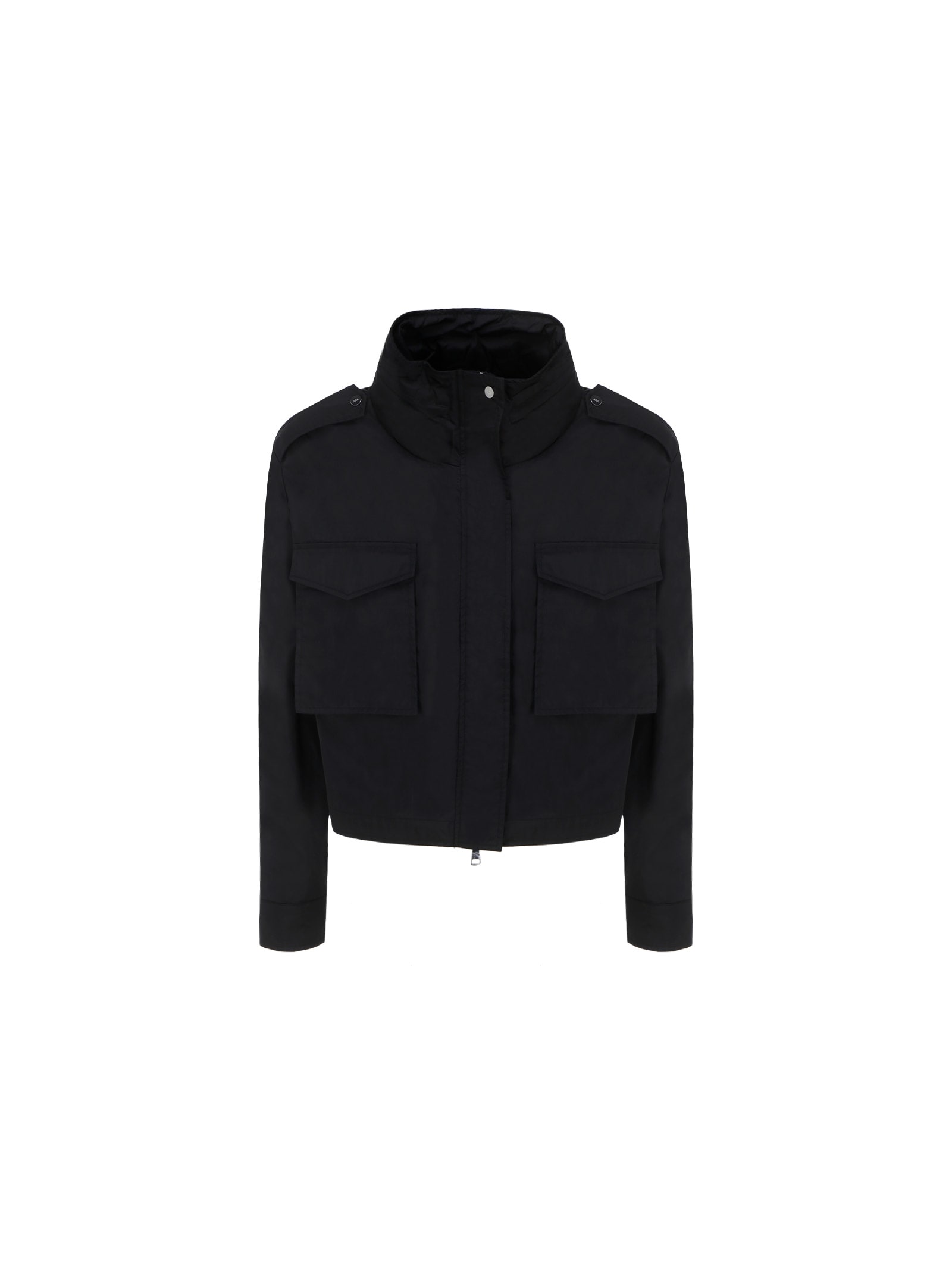 Add Women's 5aw0018506 Black Other Materials Outerwear Jacket