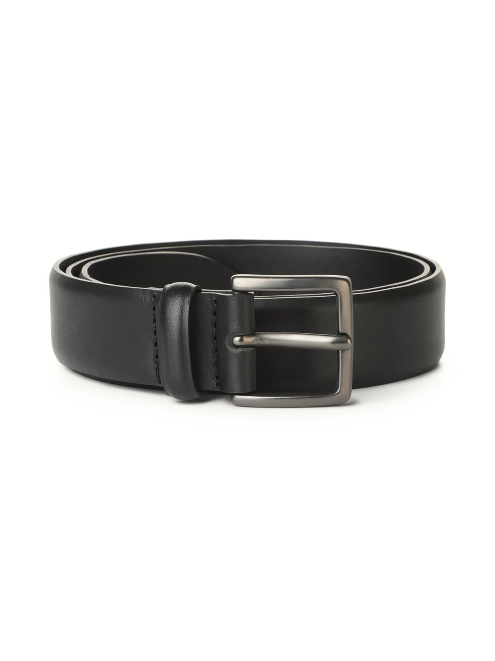Shop Orciani Monaco Black Leather Belt