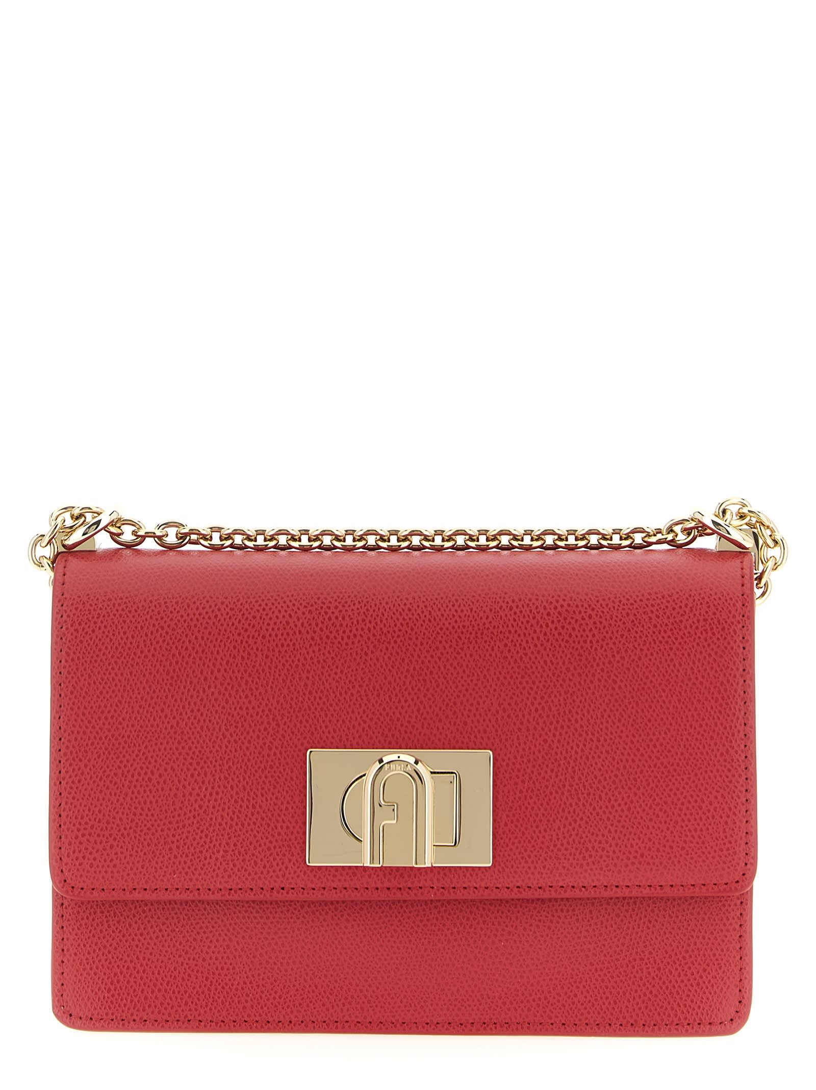 Furla 1927 Mini Crossbody Bag In Red