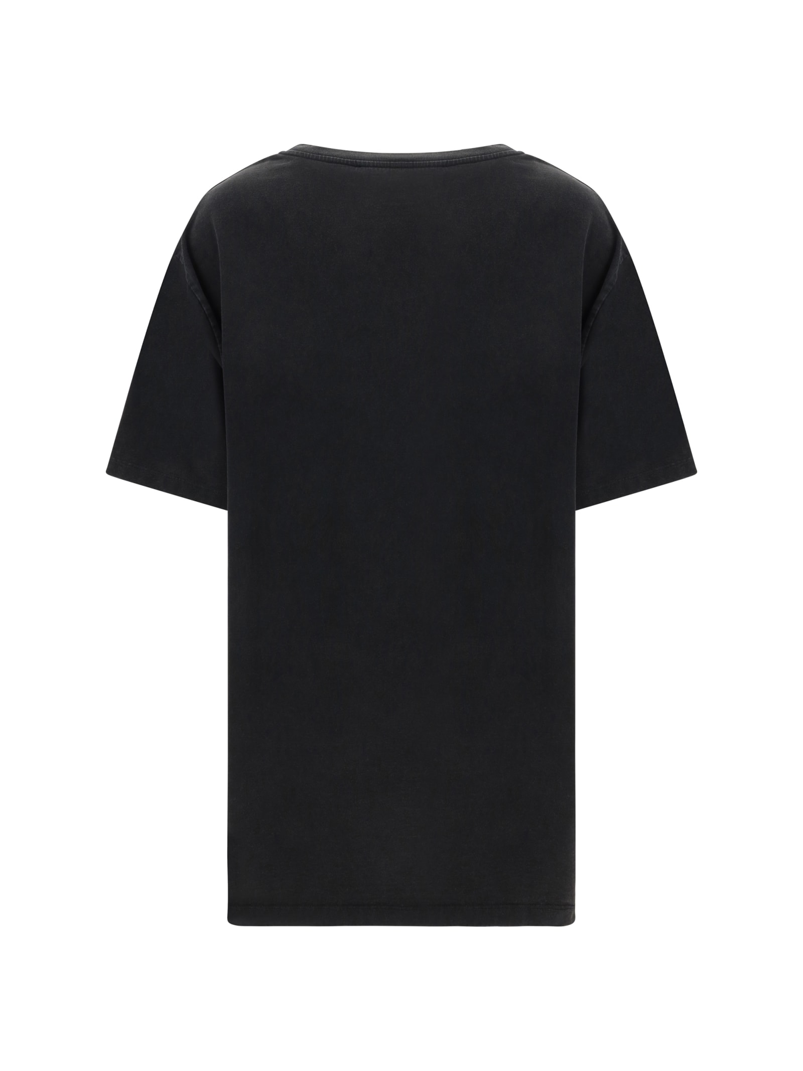 Shop Balmain T-shirt In Ygd Gris/gris