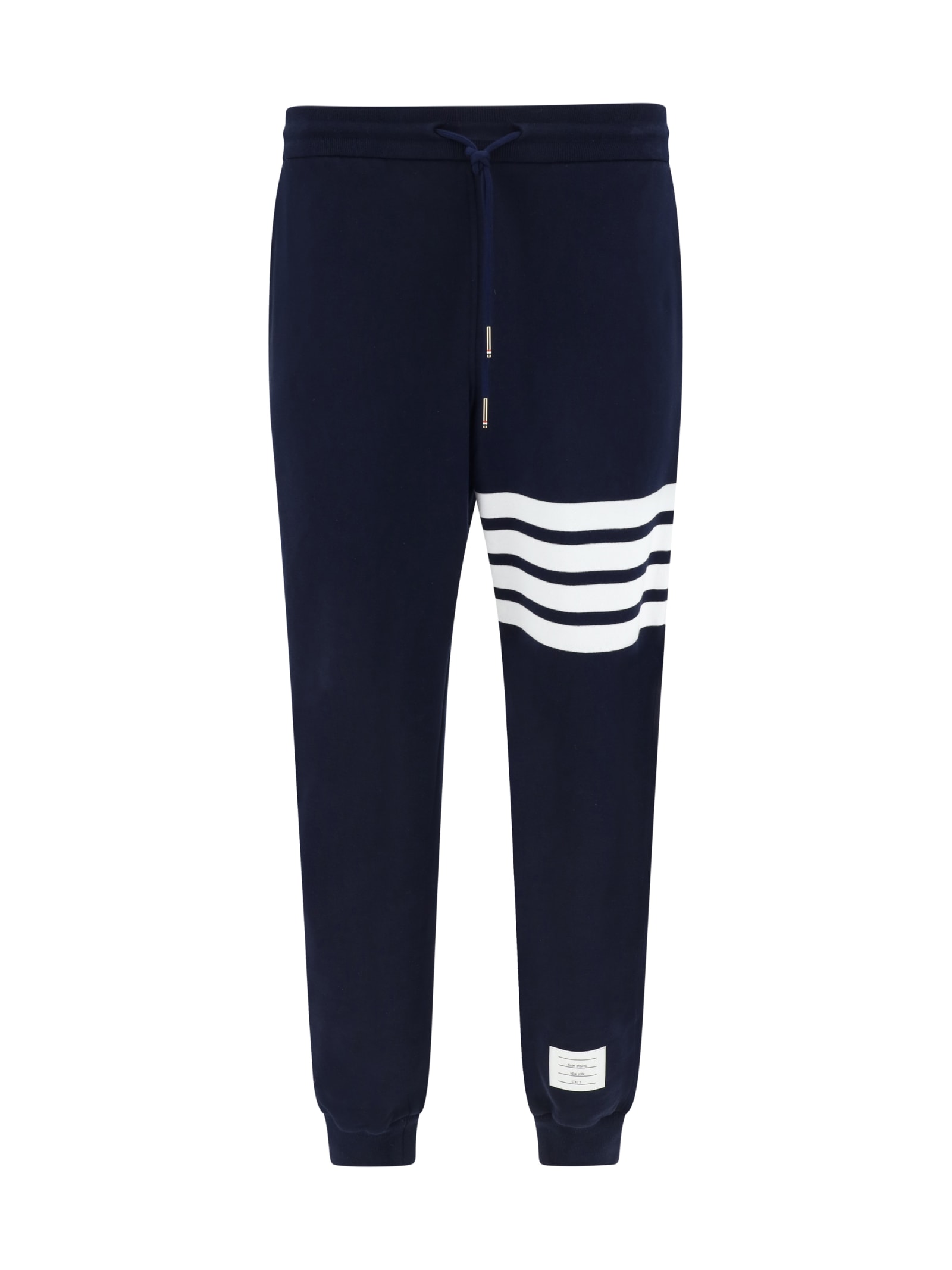 Shop Thom Browne Classic Sweatpants In Navy