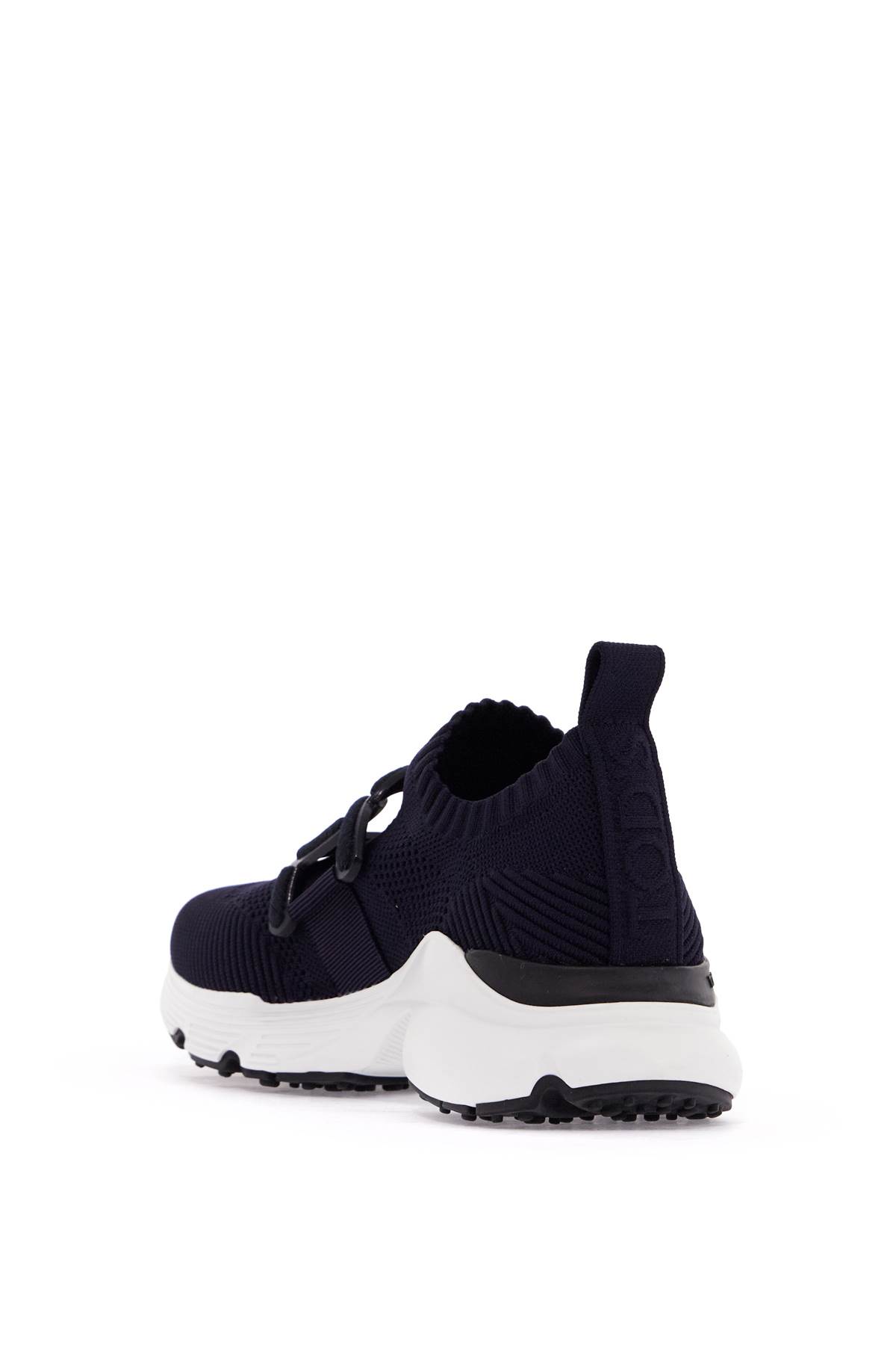 Shop Tod's Kate Fabric Sneakers In Galassia Scuro (blue)
