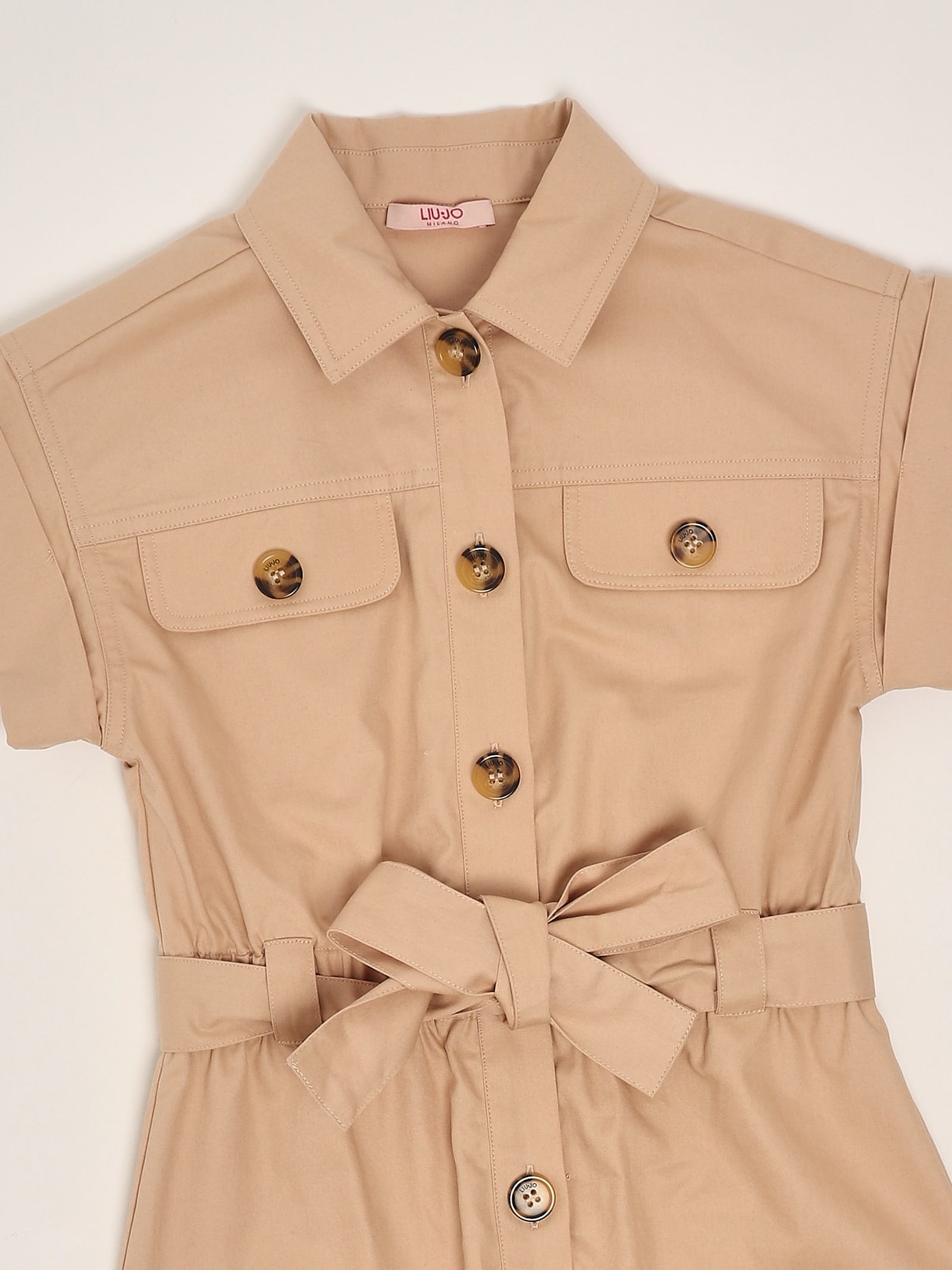 Liu •jo Kleid Liu Jo Kinder Farbe Beige In Neutral