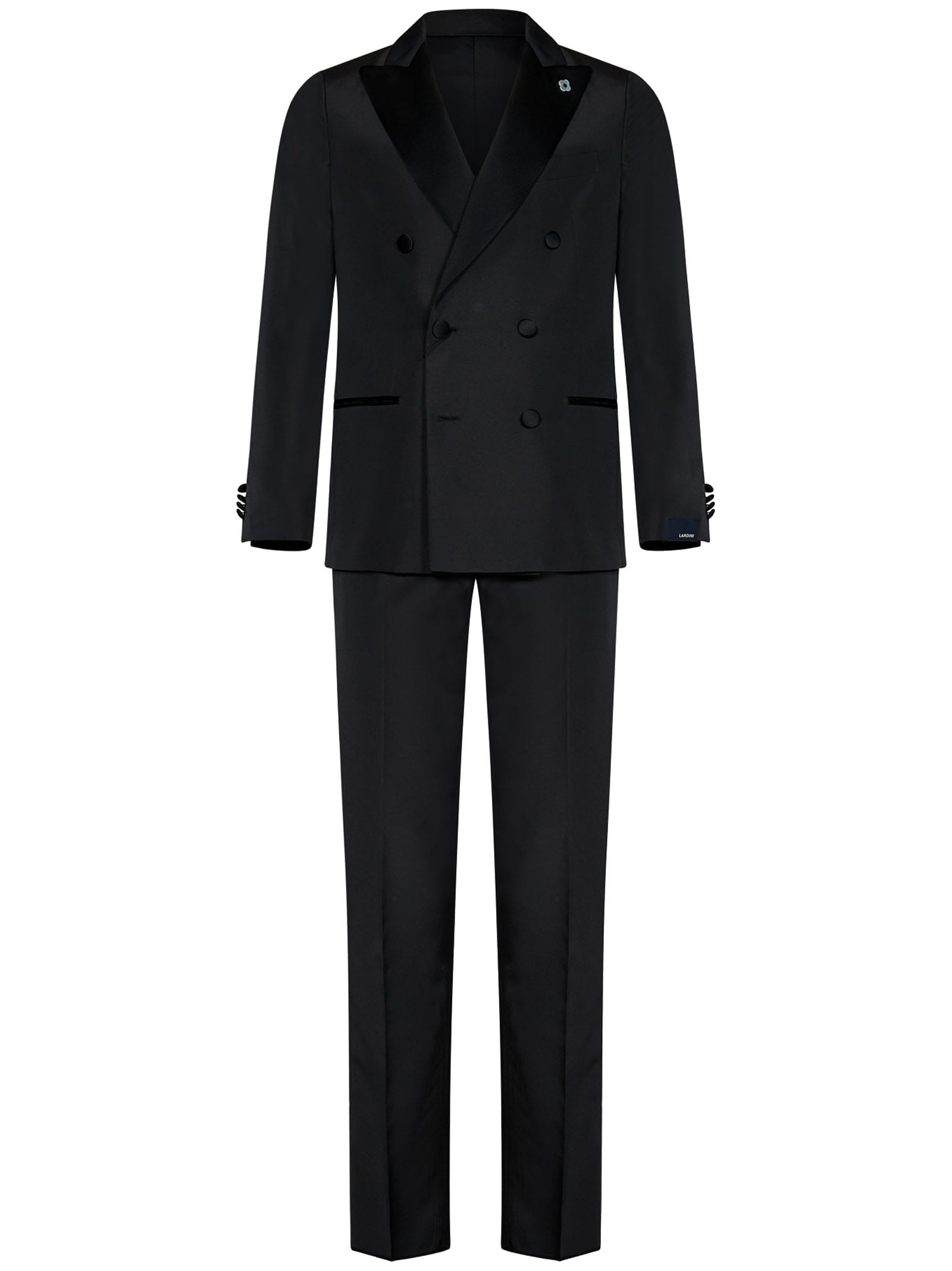 Shop Lardini Suit In Black