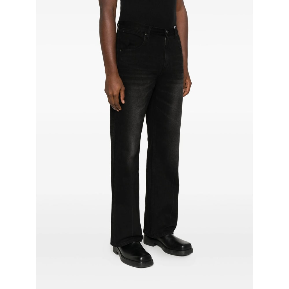 Tonywack Faded-effect Jeans In Black