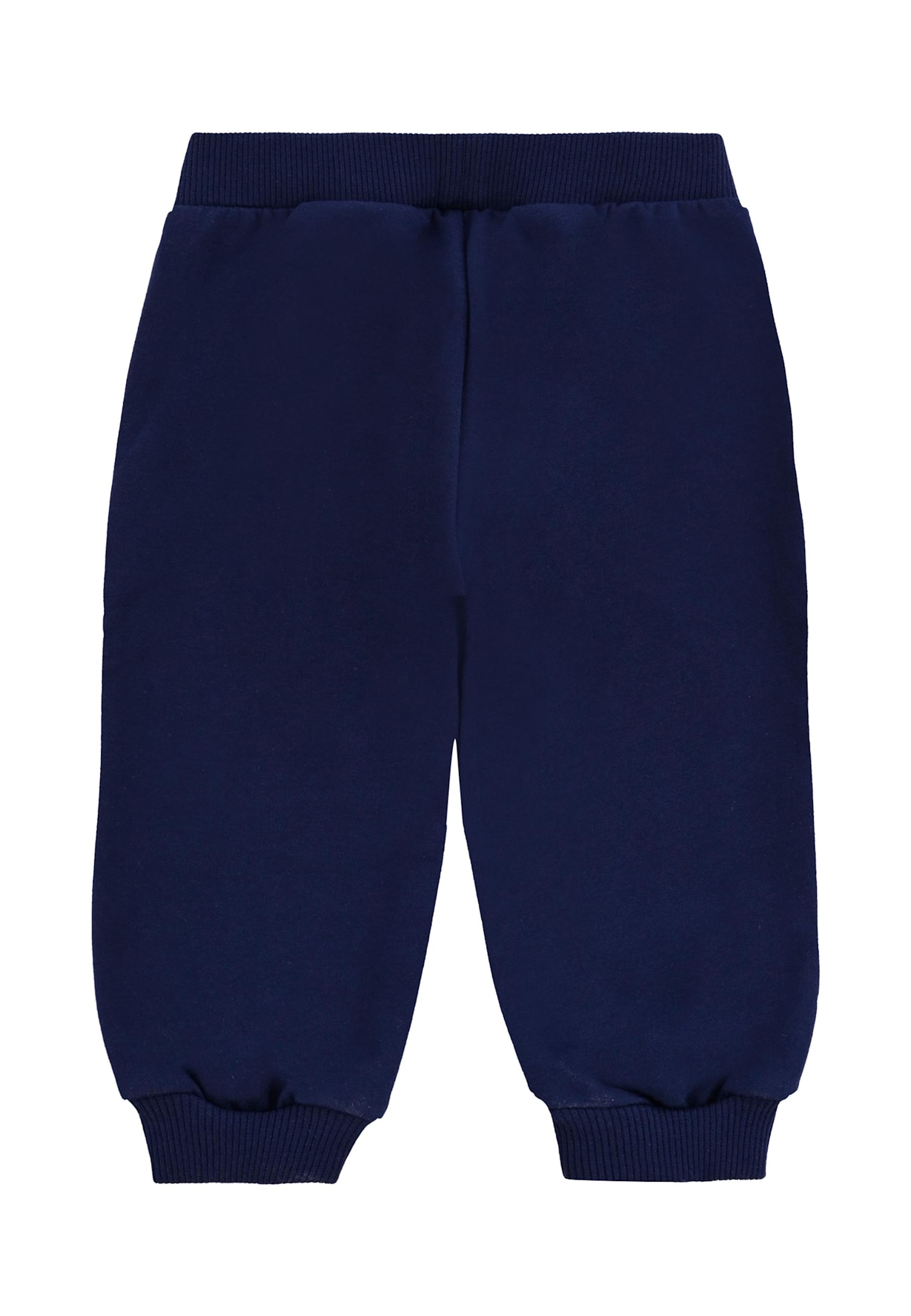 Moschino Blue Trousers For Babykids With Teddy Bear In Blue