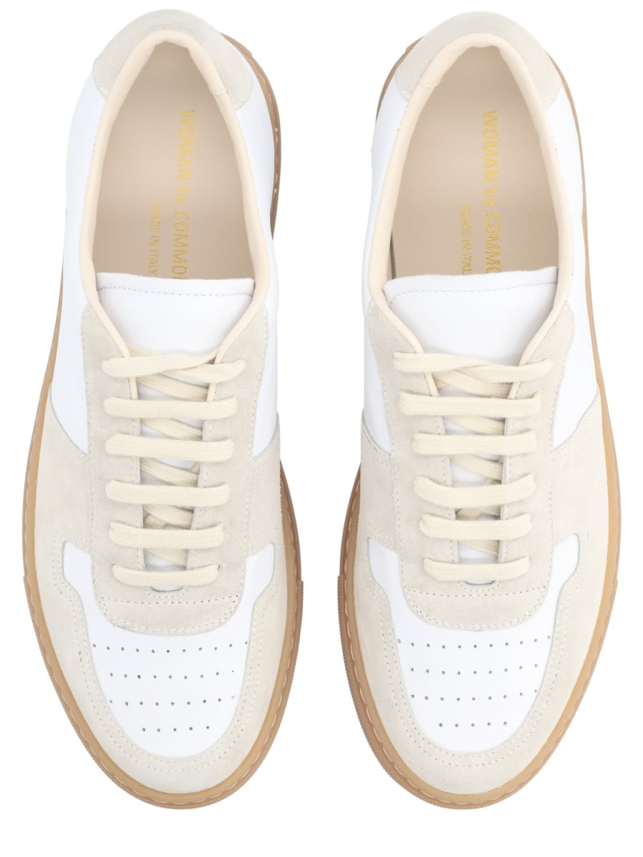 Common Projects Contemporary Low-top Sneakers Contrast Sole In White