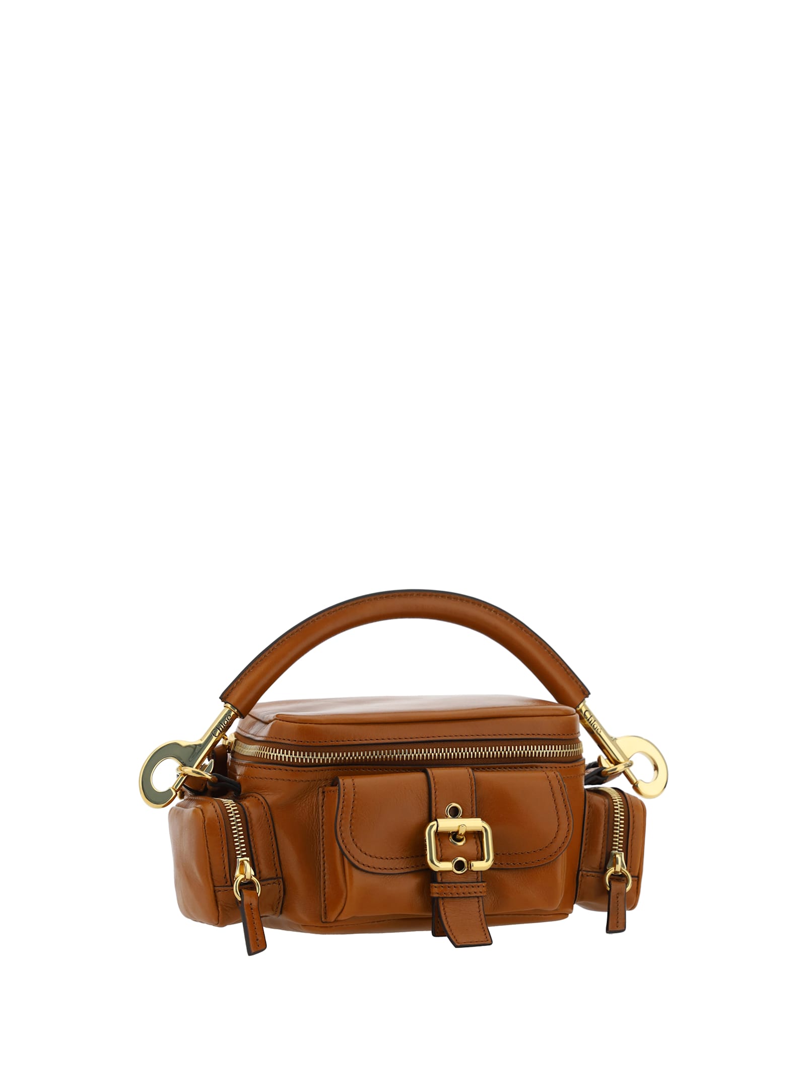 Shop Chloé Camera Handbag In Clay Brown