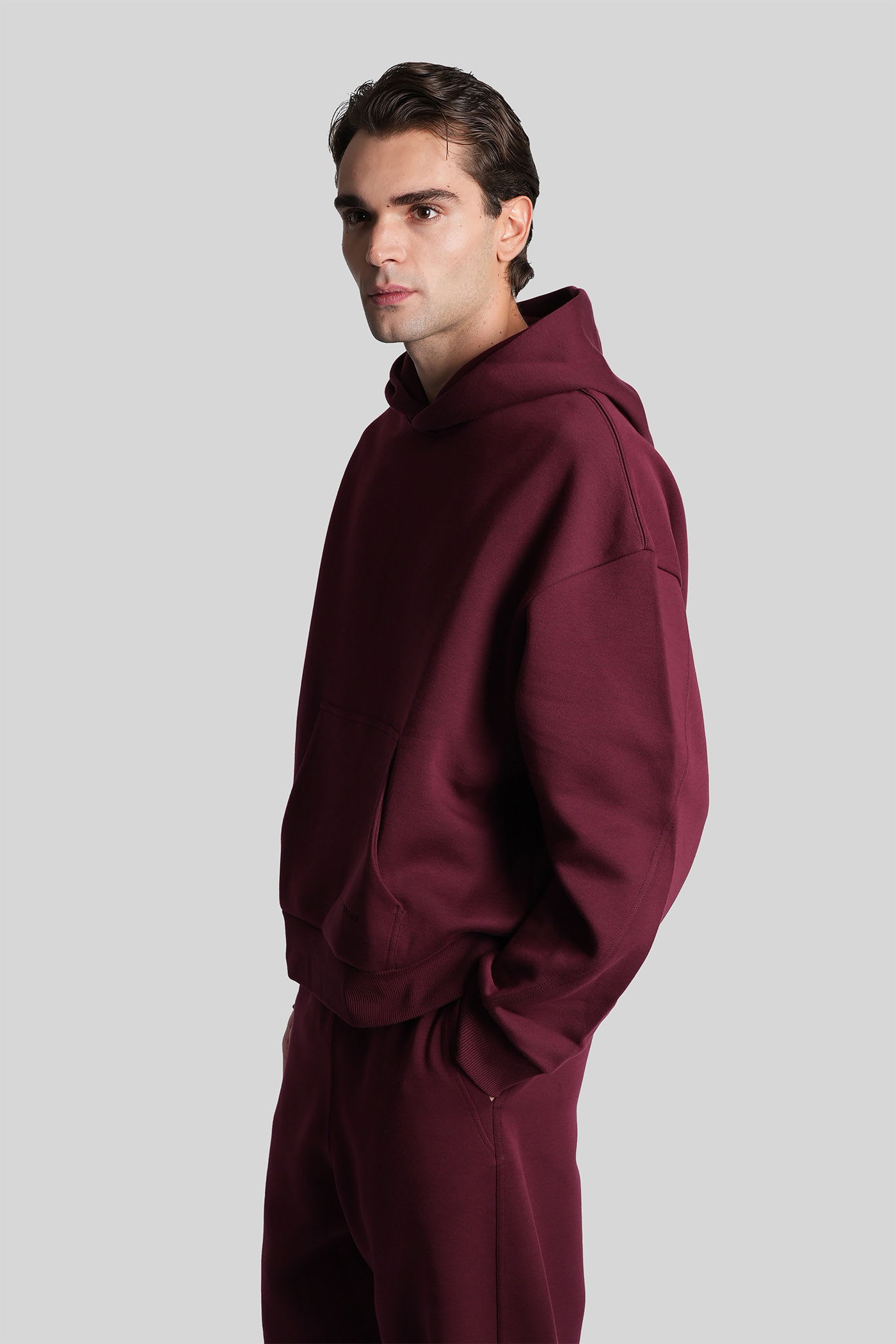 Givenchy Sweatshirt In Bordeaux Cotton In Burgundy