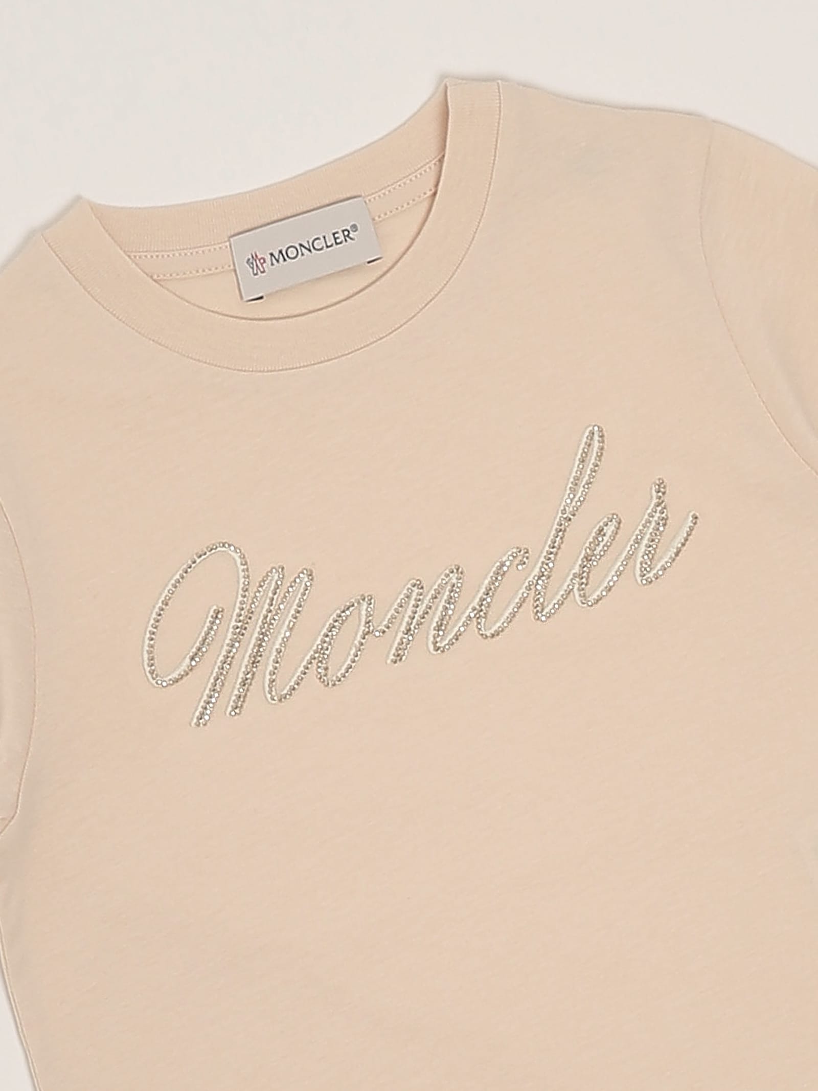 Moncler T-shirt T-shirt In Pink