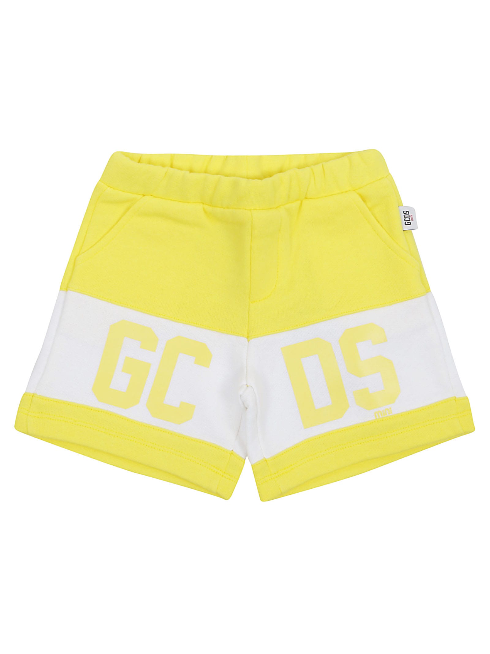 Gcds Mini Kids' Shorts In Blazing Yellow