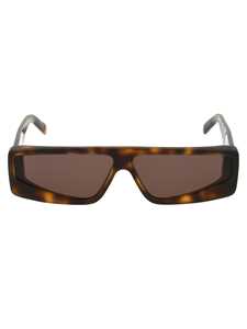 Shop Courrèges Cl1906 Sunglasses In Havana Havana Brown