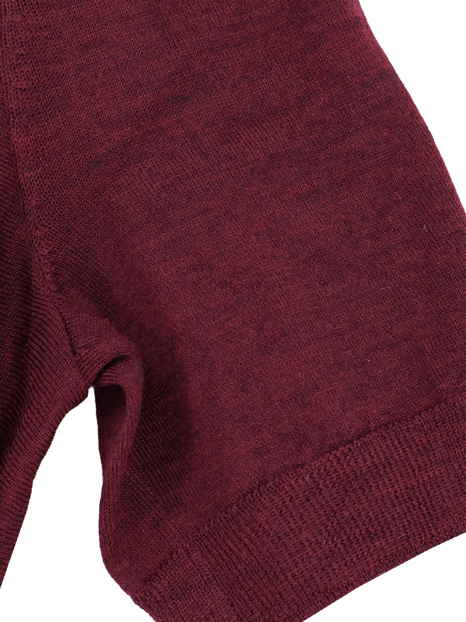Alaïa Alaia Flared Dress With Short Sleeves In Burgundy