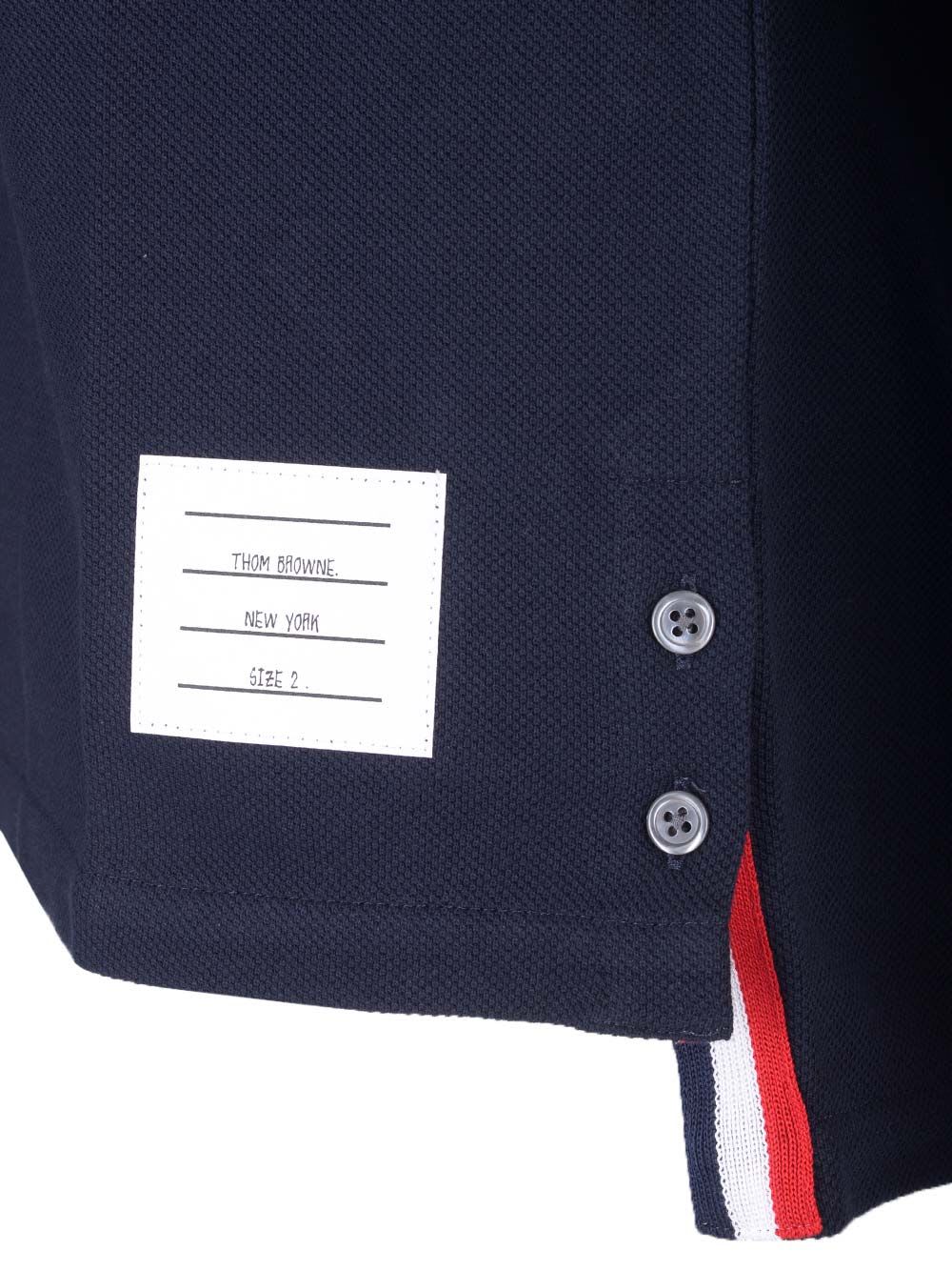 THOM BROWNE PIQUÉ T-SHIRT 