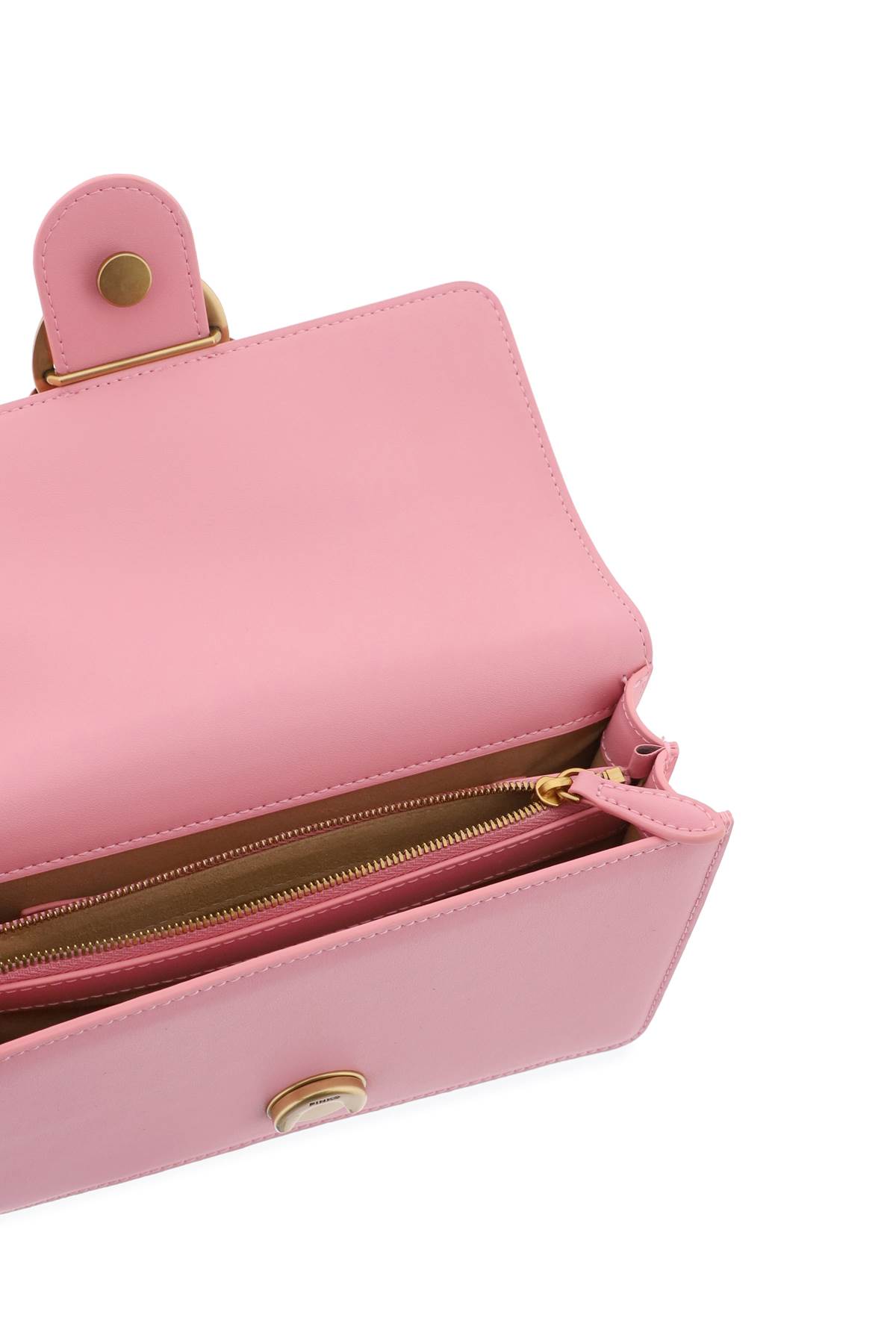 Shop Pinko Classic Love Icon Simply Bag In Pink