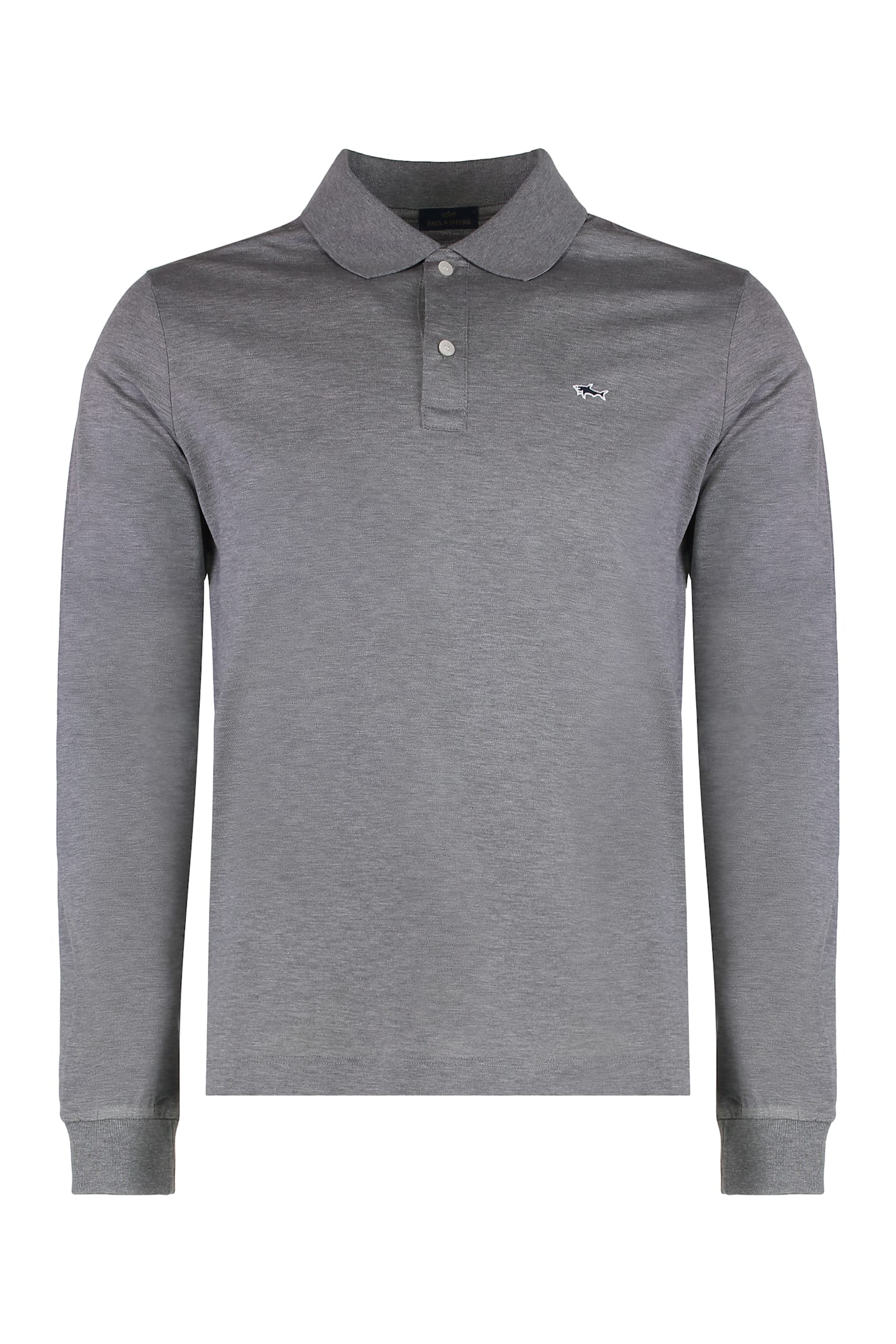 Paul&amp;shark Cotton Piqué Polo Shirt In Gray