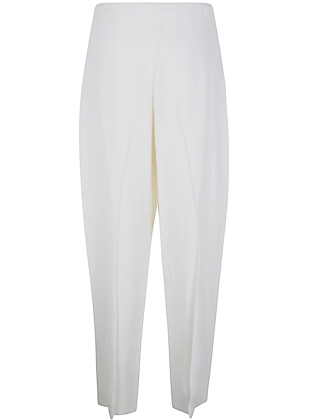 Shop Mugler Pa0448 Trousers In Off White