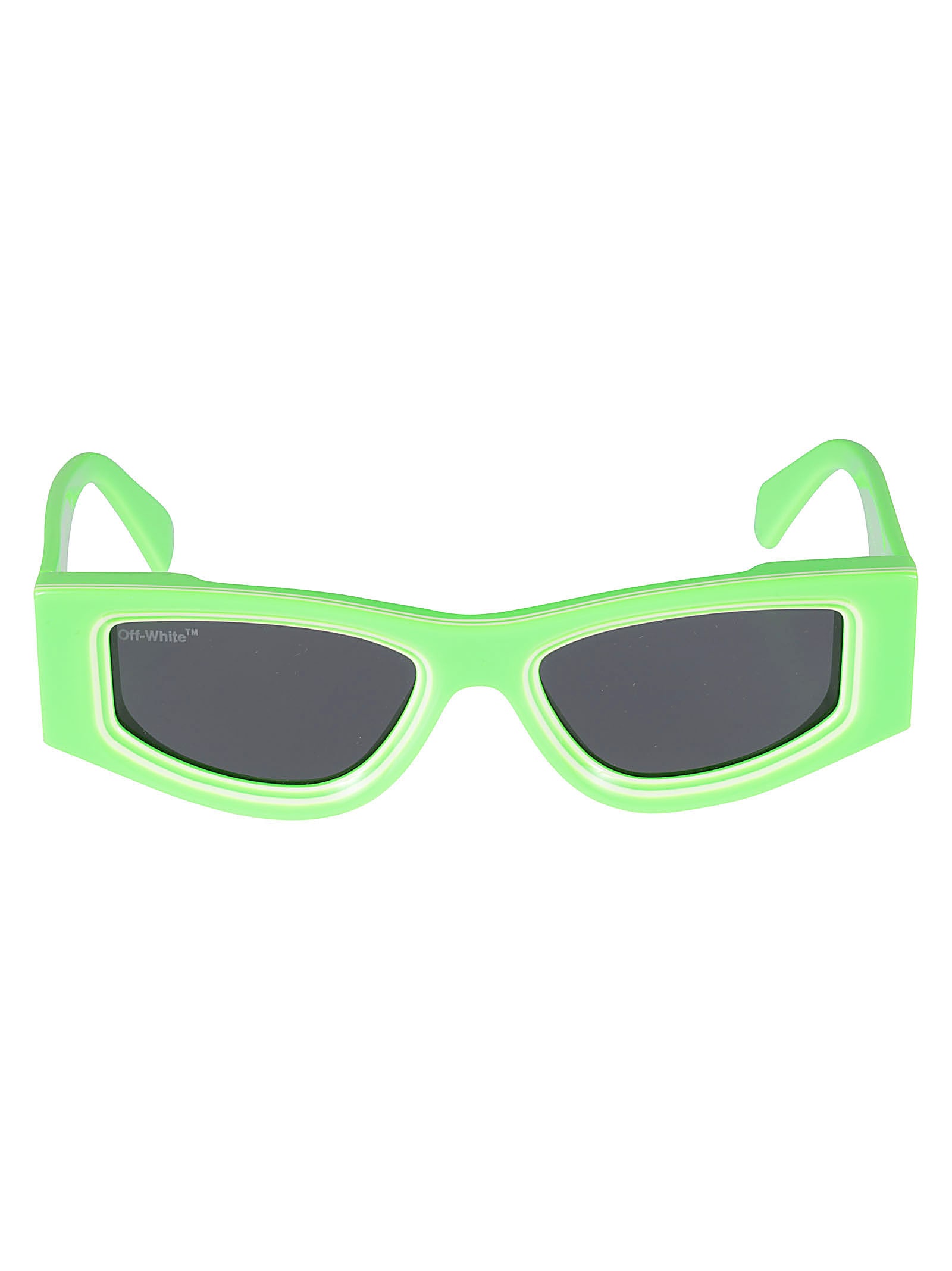 Shop Off-white Andy Sunglasses In Green
