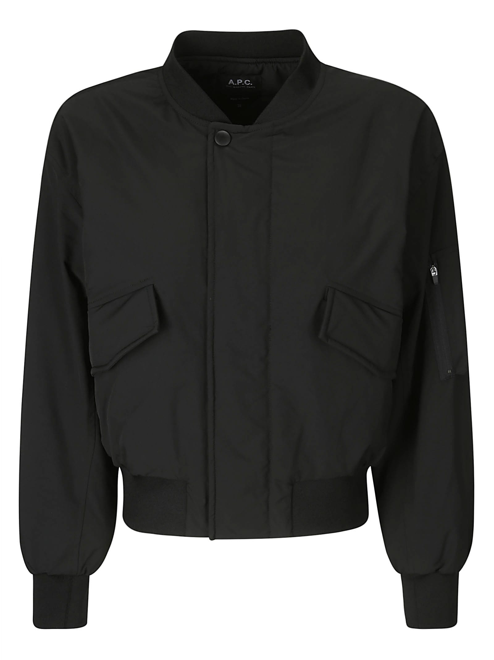 Shop Apc Blouson Haley In False Black