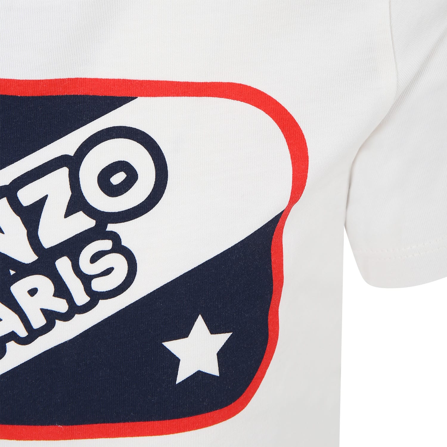 Shop Kenzo White T-shirt For Boy With Logo Print