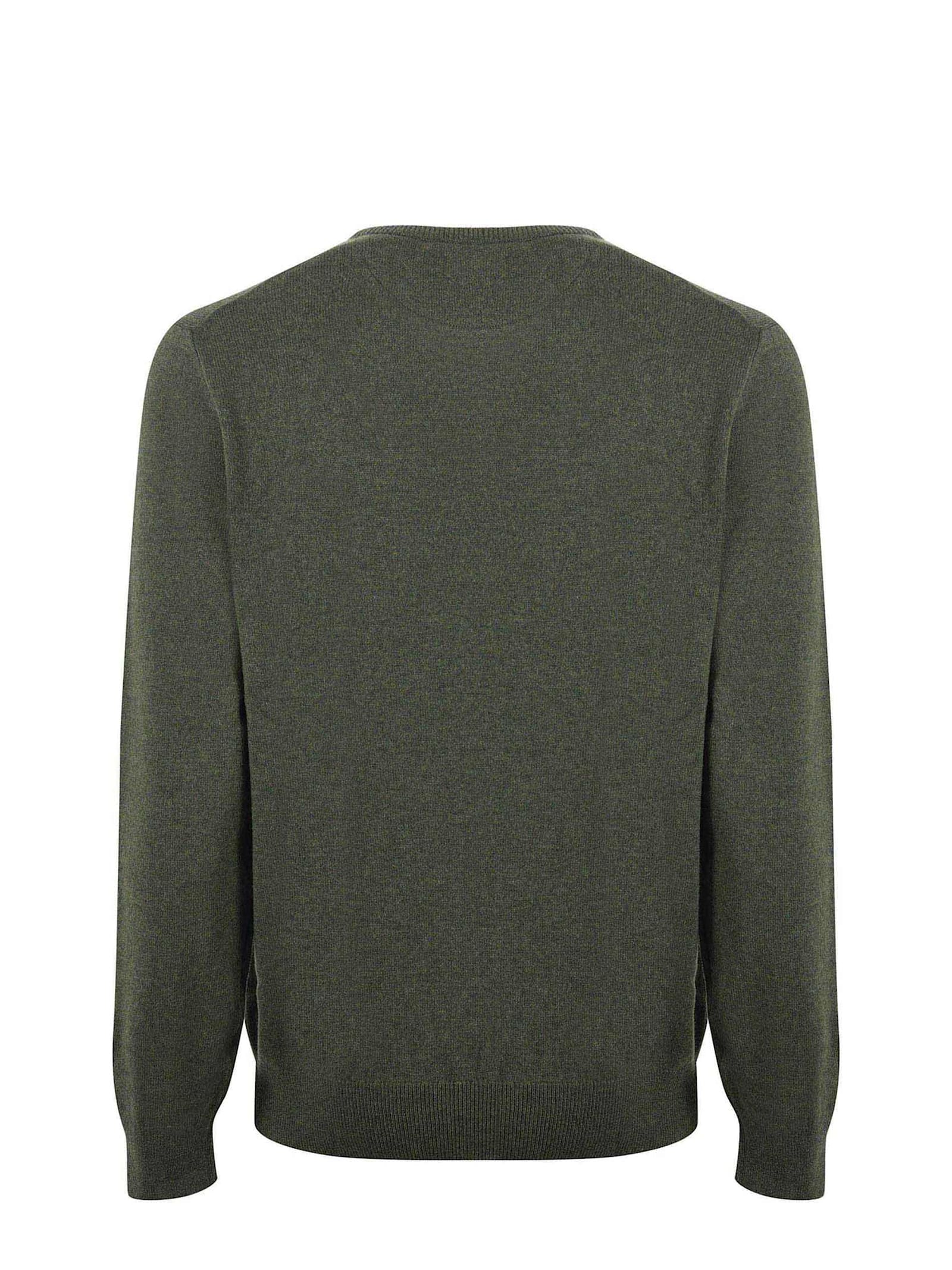 Shop Polo Ralph Lauren Wool Sweater In Verde Scuro