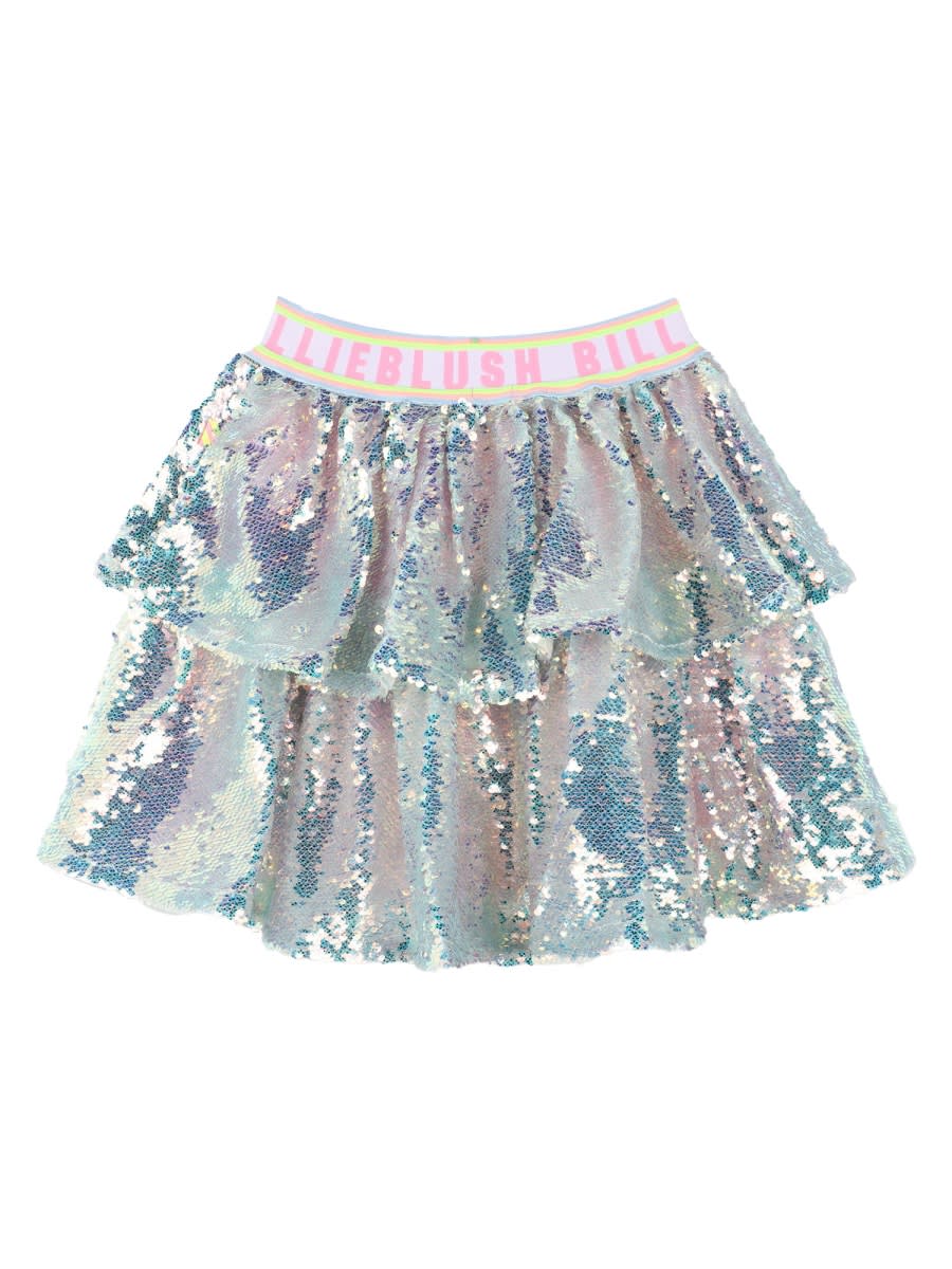 Billieblush Sequinned Tiered Skirt