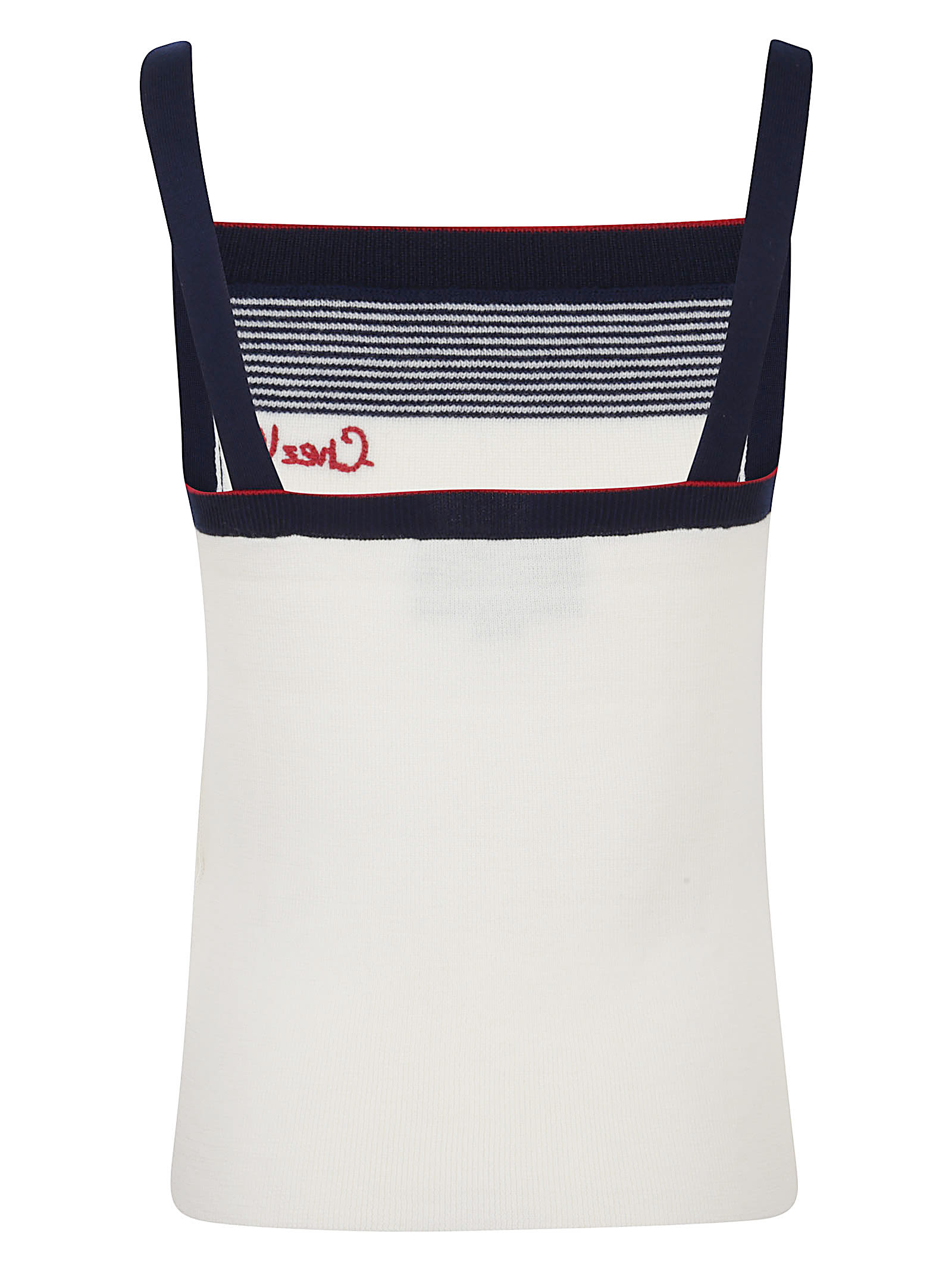 Valentino Top In Lana Avorio Donna In White