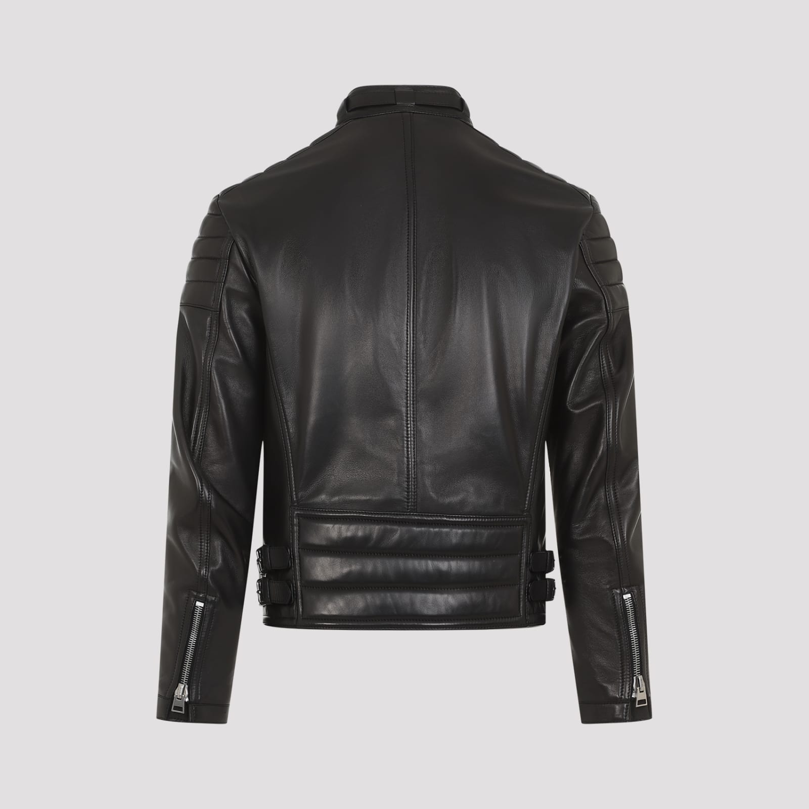 Shop Tom Ford Biker Jacket In Black