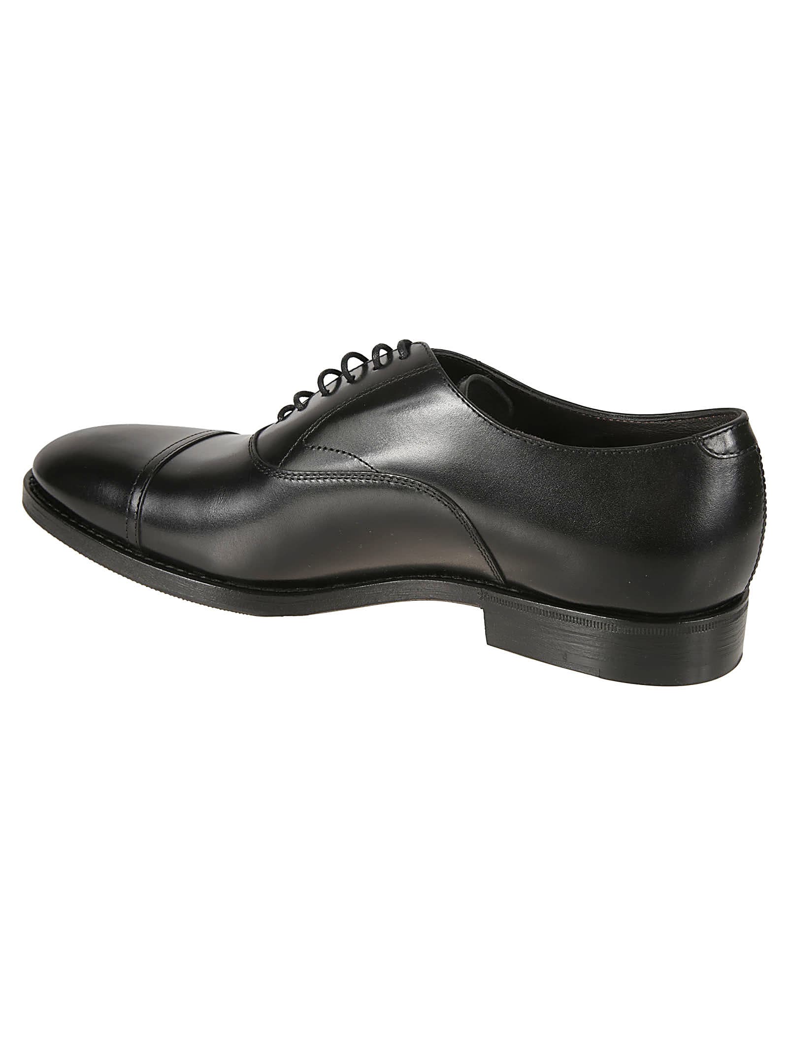 Shop Henderson Baracco Classic Oxford Shoes In Black