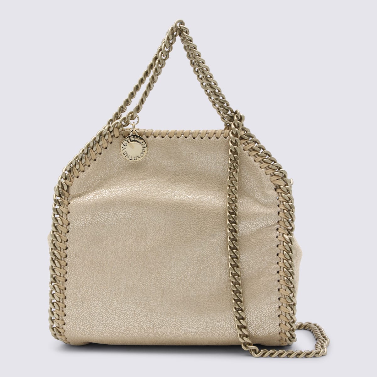 Stella Mccartney Gold Faux Leather Tiny Tote