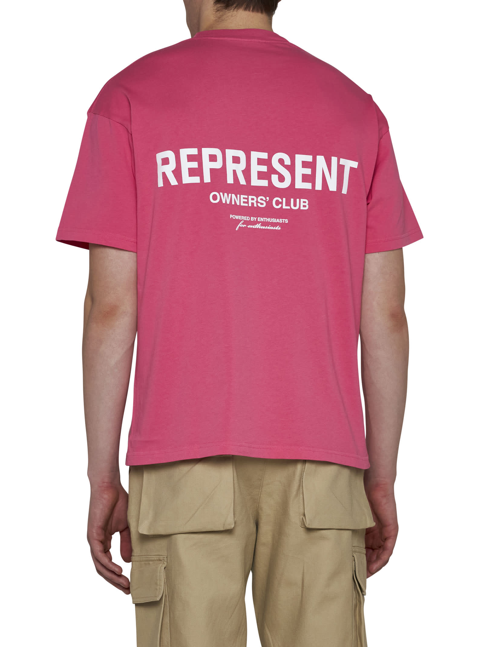 Shop Represent T-shirt In Bubblegum Pink