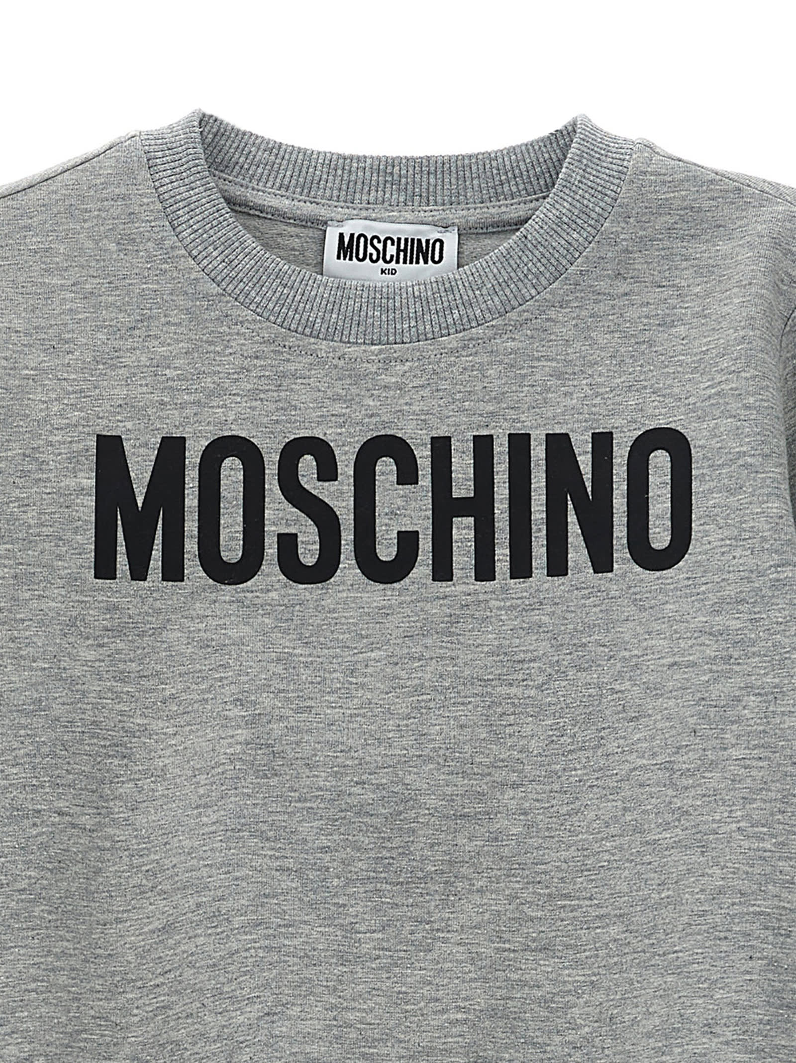 Moschino Sweatshirt + Joggers Set In Gray