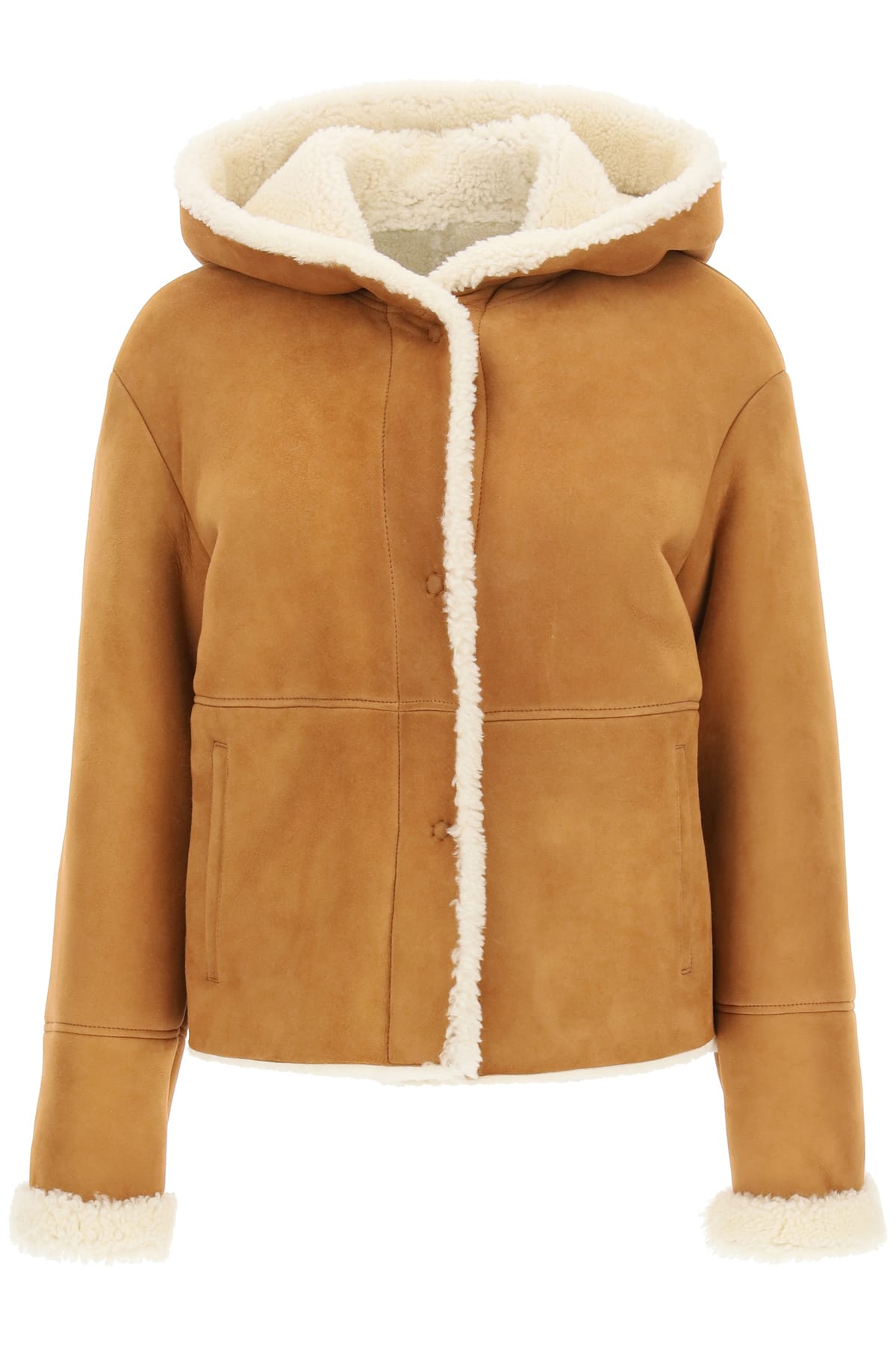 DROMe Suede And Shearling Coat