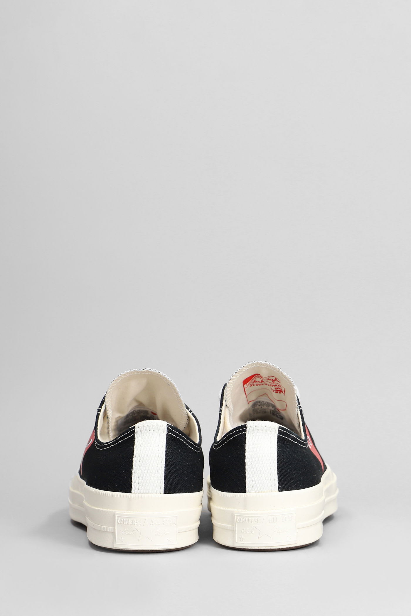 Comme Des Garçons Play Comme Des Garcons Play Play Chuck Taylor Sneakers In Black