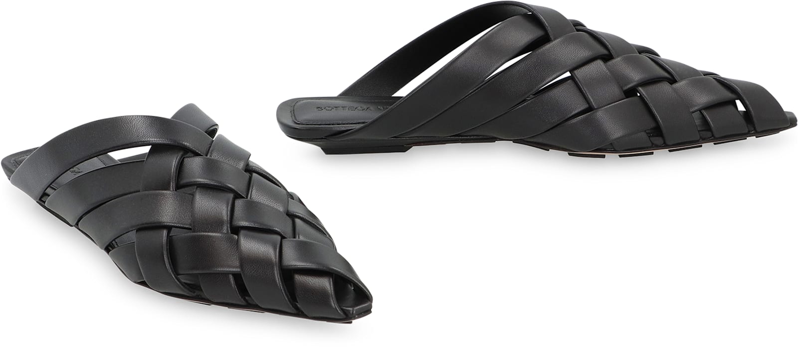 Bottega Veneta Alfie Leather Mules