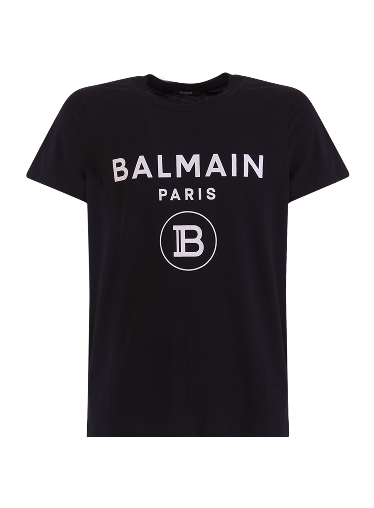 Balmain Men's Logo-print T-shirt In Black