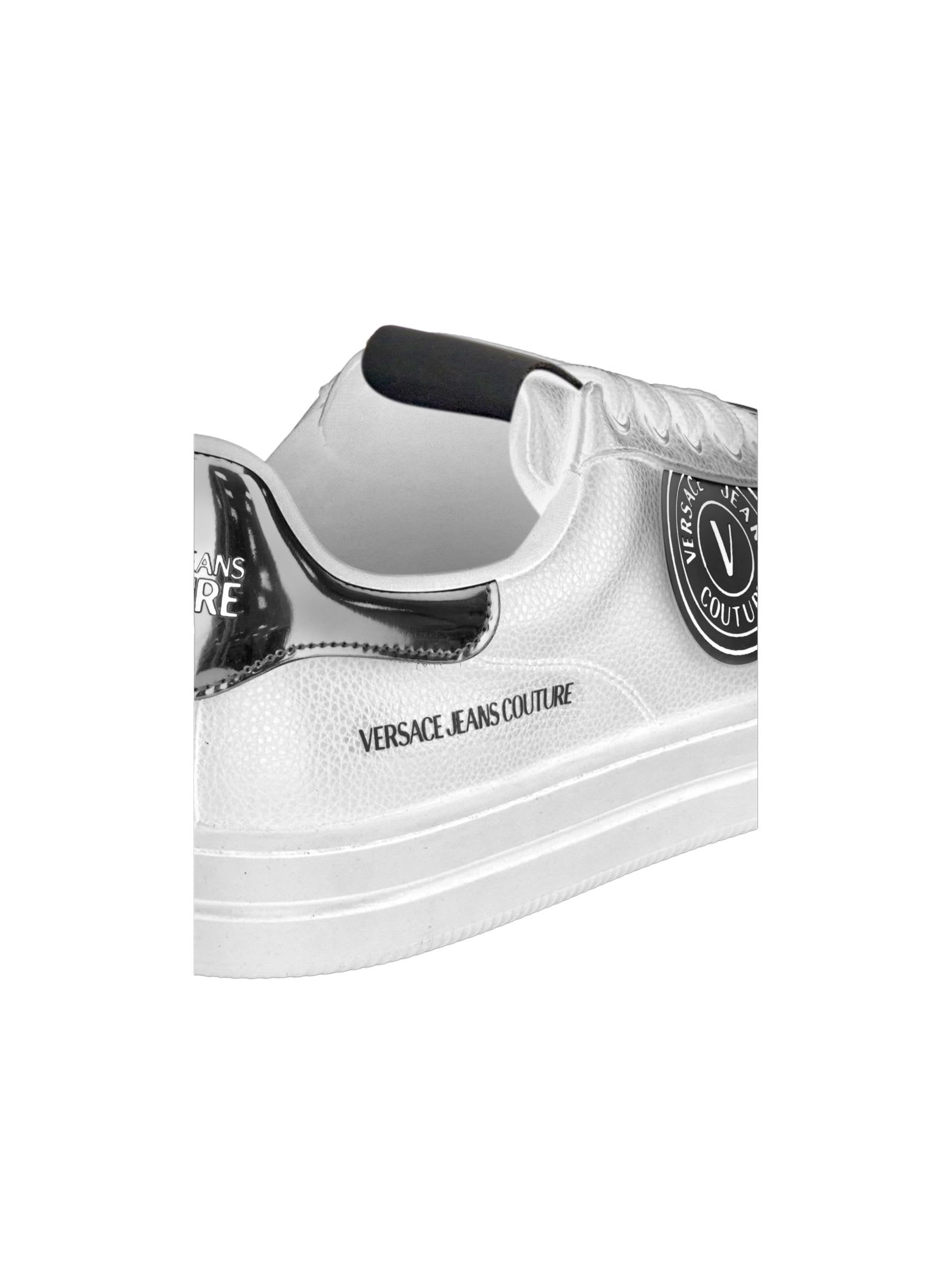 Shop Versace Jeans Couture Mens Sneakers In White