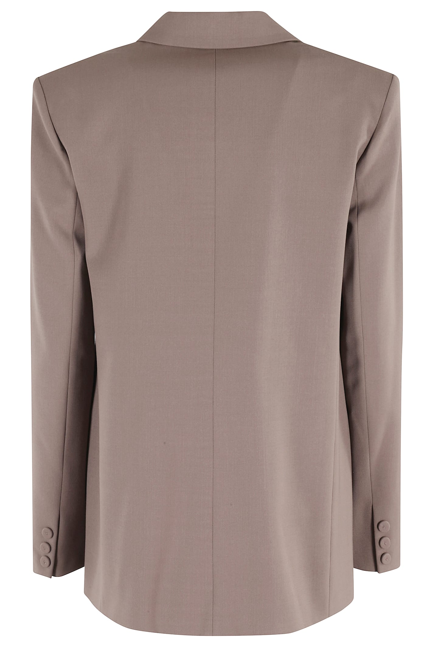 Federica Tosi Double-breasted Peak-lapel Jacket In Neutral