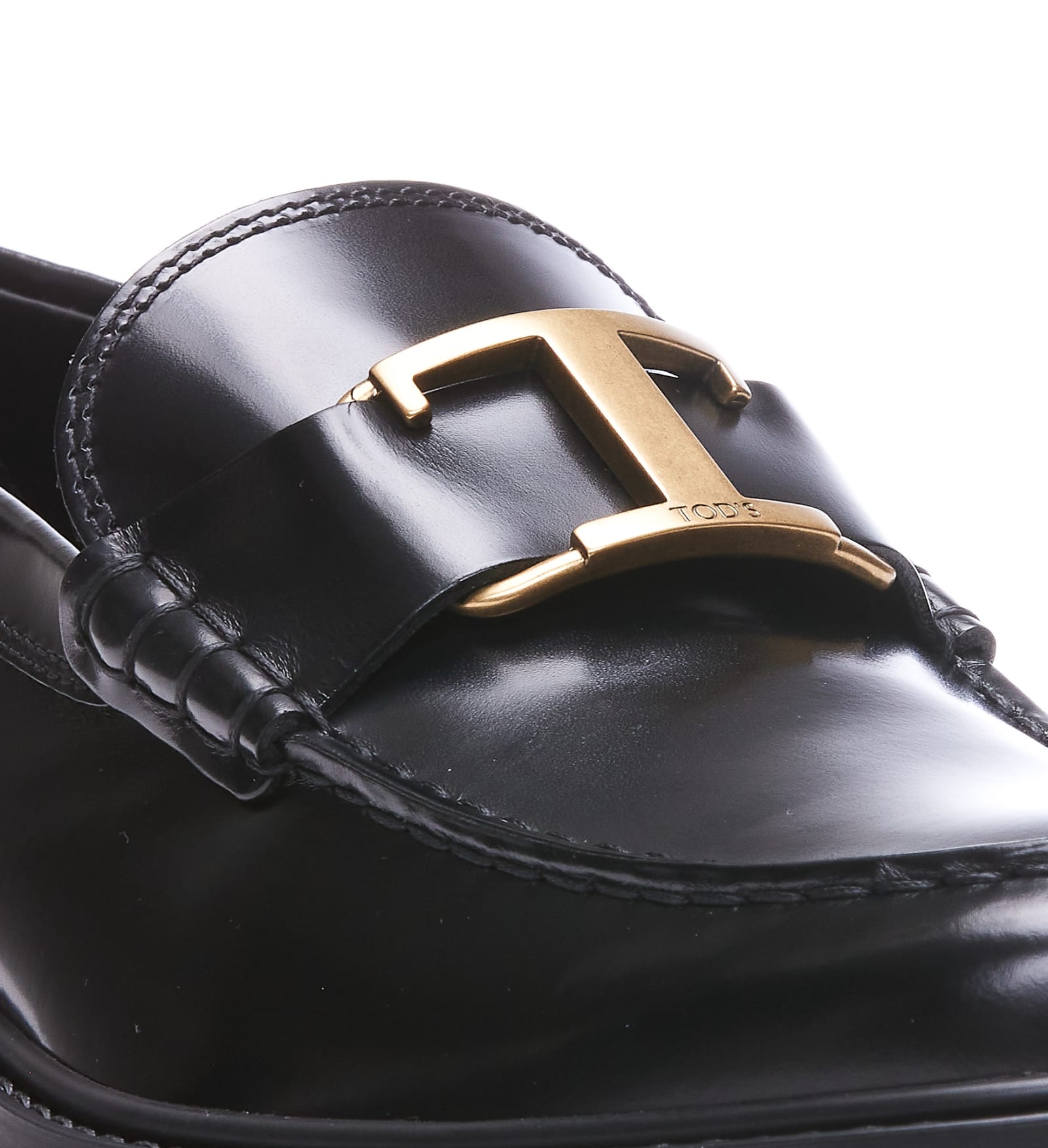 Shop Tod's Loafers In Black