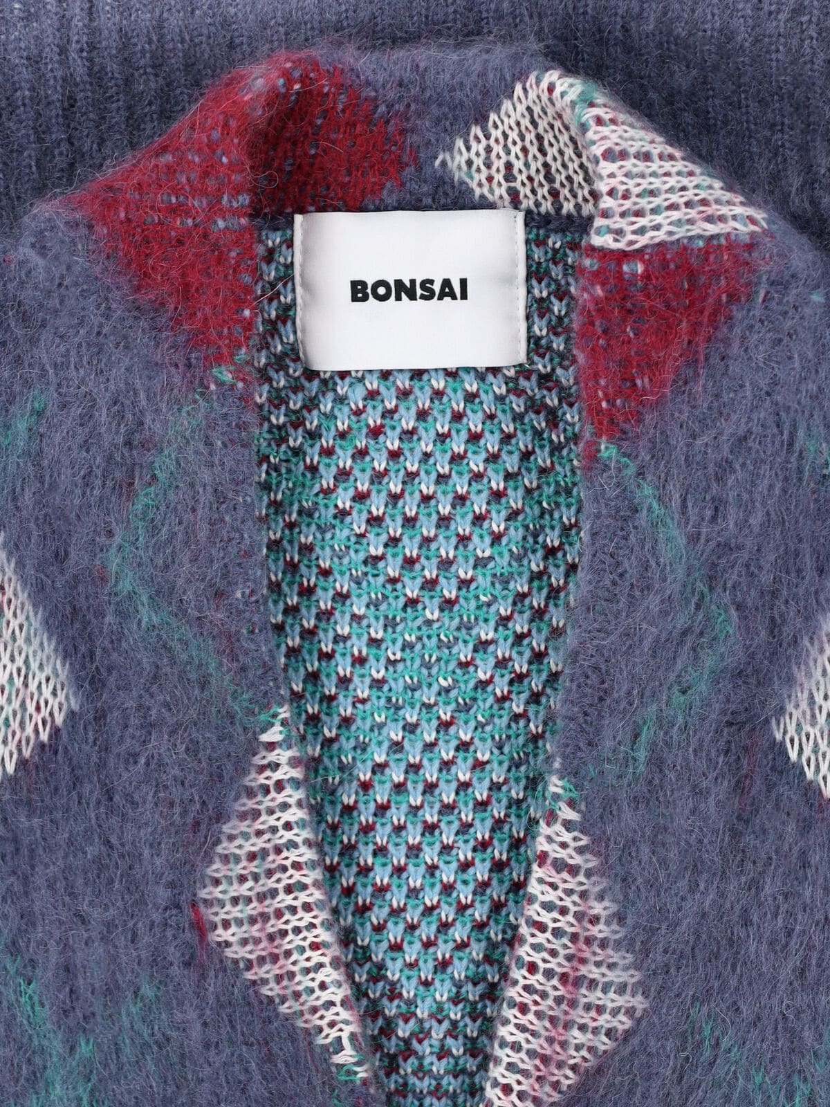 Bonsai Diamond-shaped Cardigan In Multi
