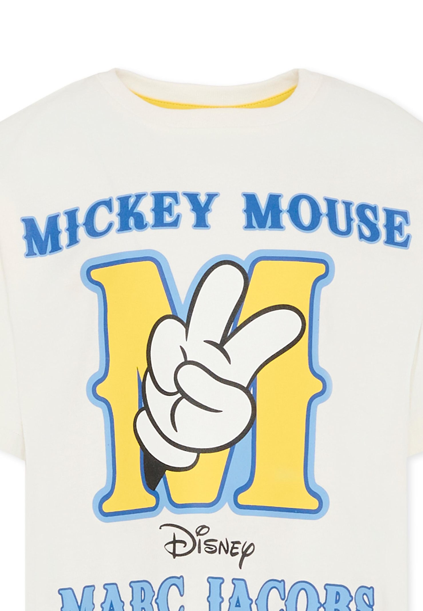 Marc Jacobs Ivory T-shirt For Boy With Mickey Mouse In White