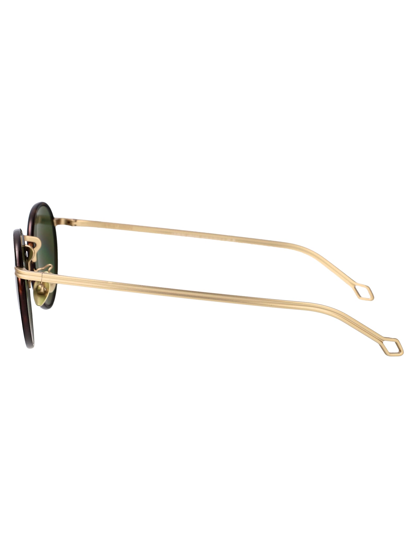 Shop Giorgio Armani 0ar6163j Sunglasses In Gold