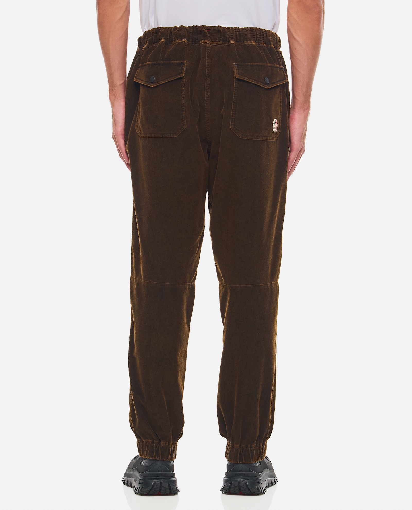Moncler Trousers In Brown