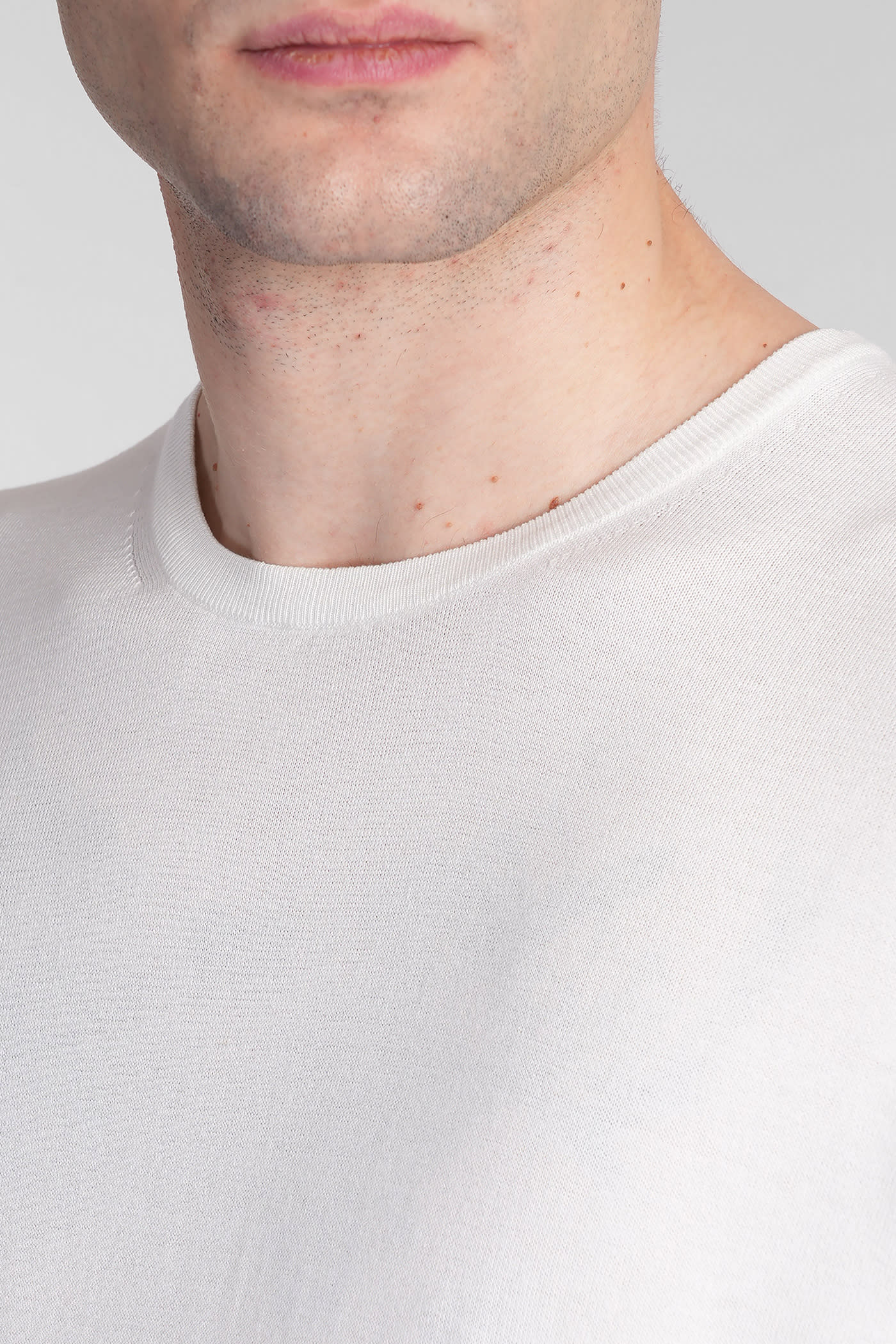 Shop Tagliatore Josh T-shirt In White Silk