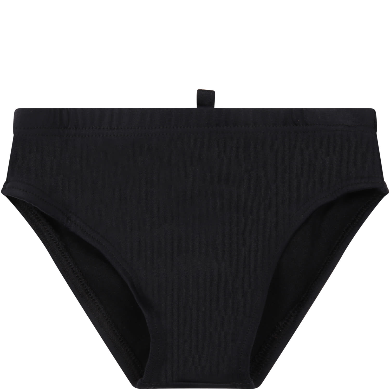 Dsquared2 Black Swimsuit For Baby Boy With Logo