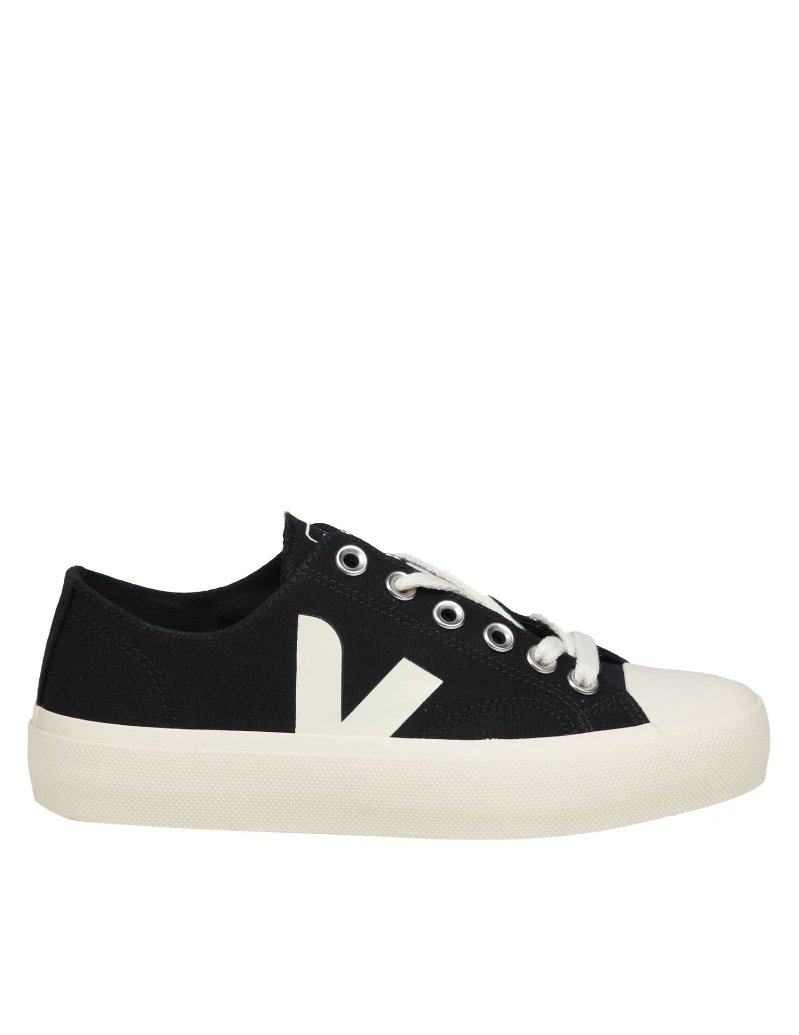 Veja Black Pierre Wata Ii Low-top Sneakers In Black