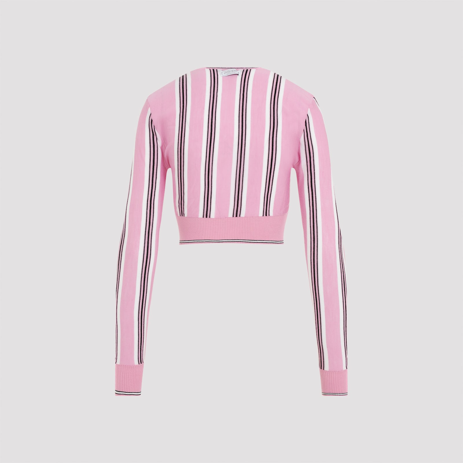 Shop Jacquemus Le Cardigan Spiaggia Cardigan In Multi Pink