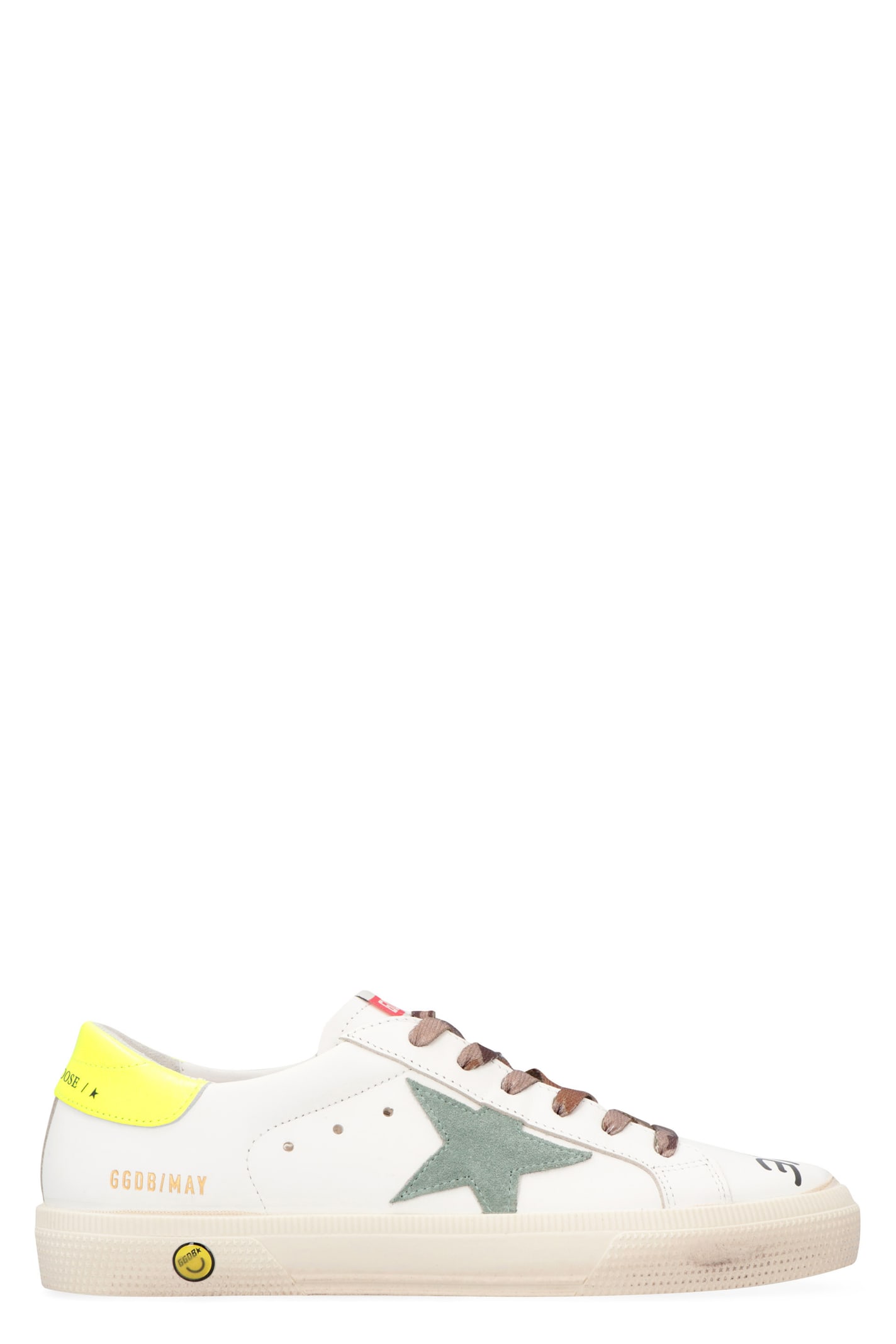 Golden Goose May Leather Low-top Sneakers
